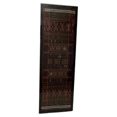 Monumental Framed In Lucite Antique Textile from Afganistan