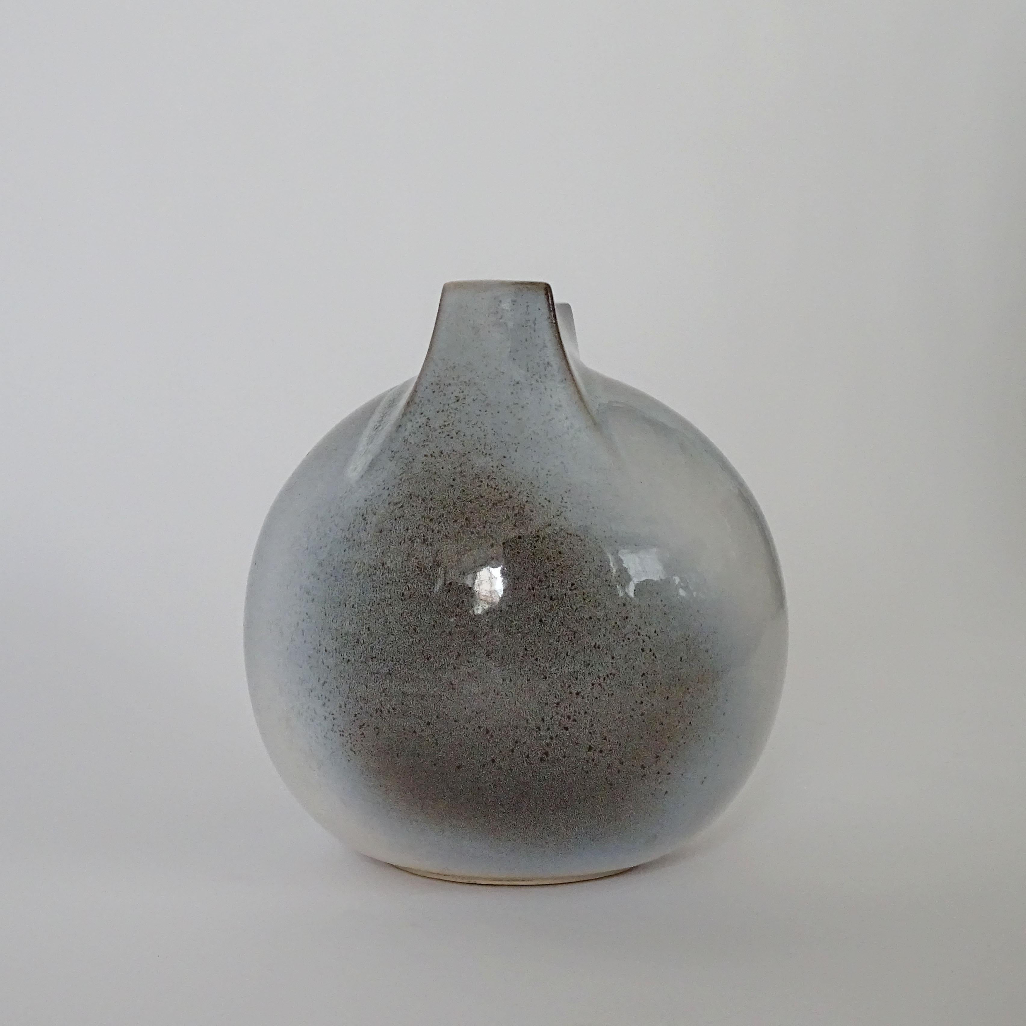 Jarrón monumental Franco Bucci para el Laboratorio Pesaro, Italia, años 70 Cerámico en venta