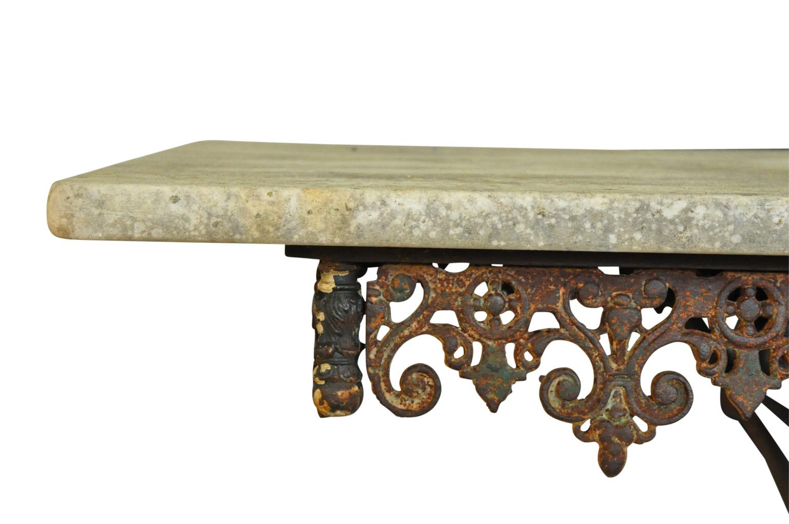 Monumental French 19th Century Butchers Table 1
