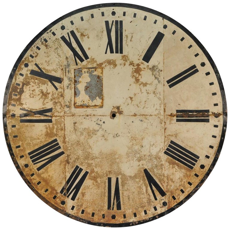 Monumental French 19th Century Clock Face For Sale at 1stdibs