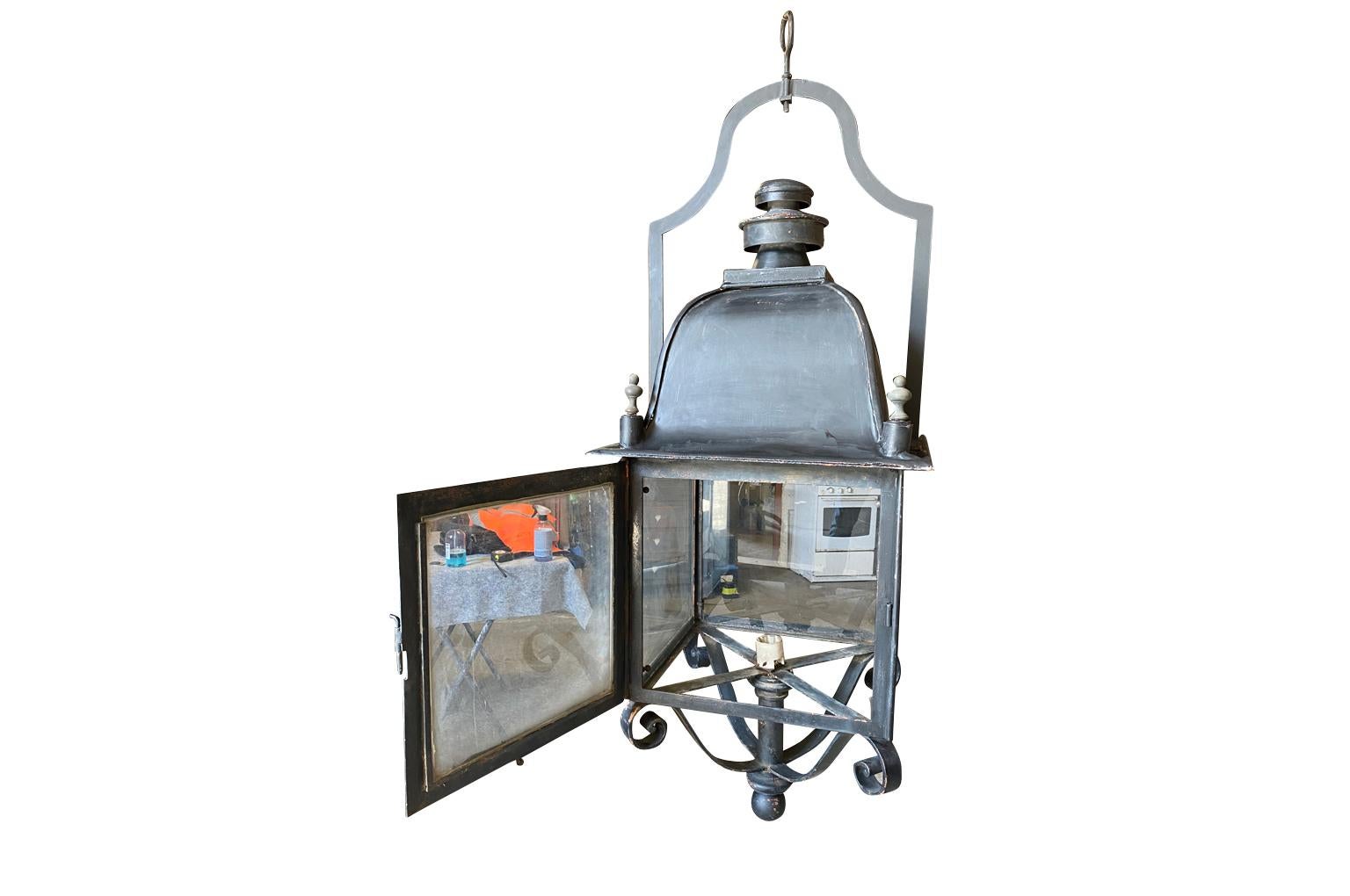 Monumental French 19th Century Lantern For Sale 13