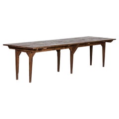 Monumental French 19thC Monastery Harvest Table