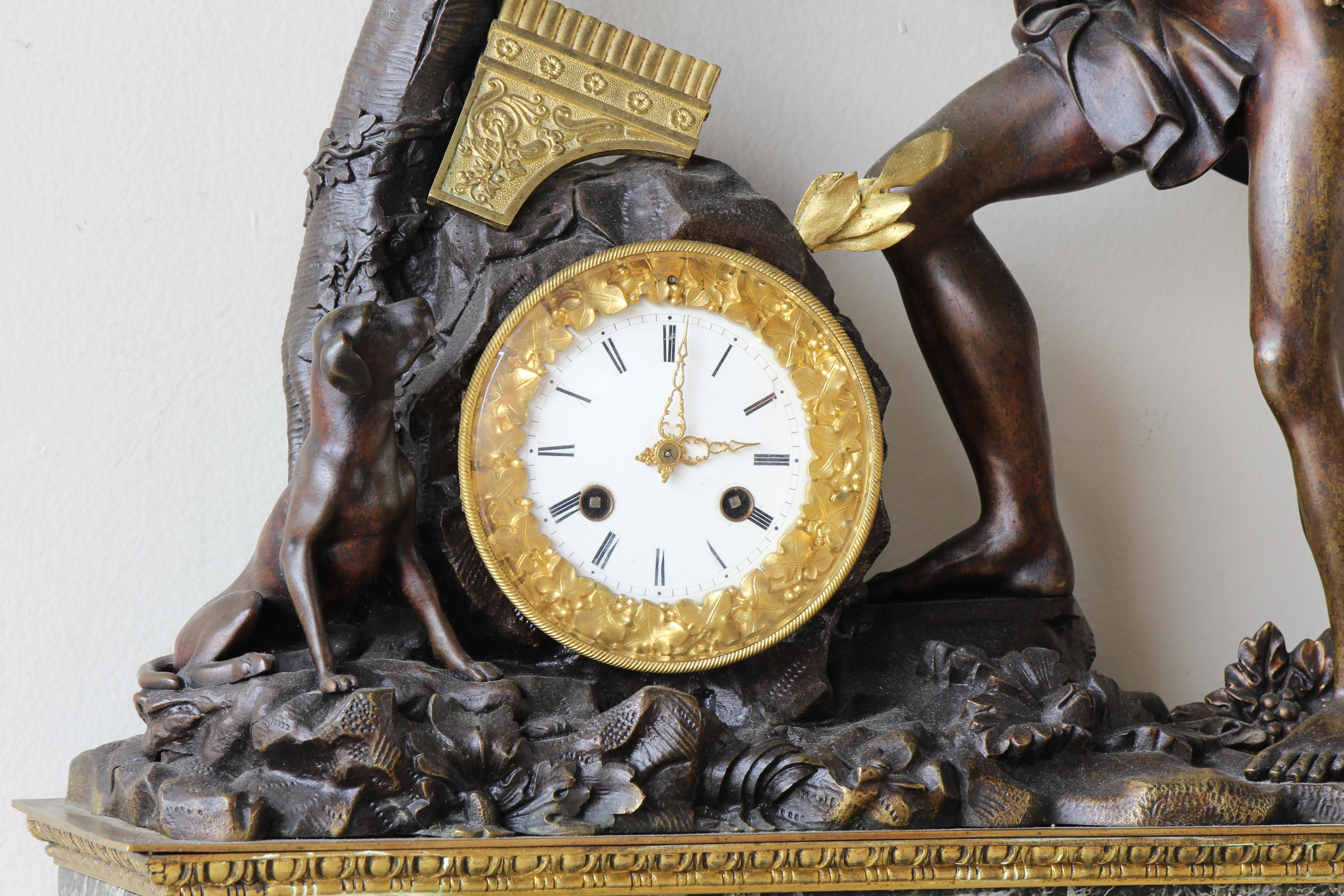 Monumental French Bronze Figural Clock 5