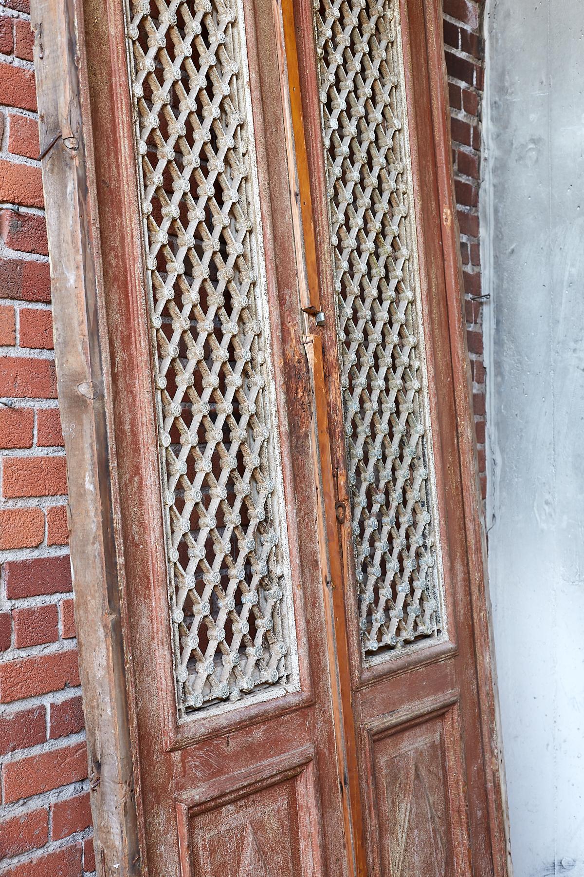 french doors with transom