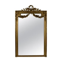 Monumental French Gilt Mirror