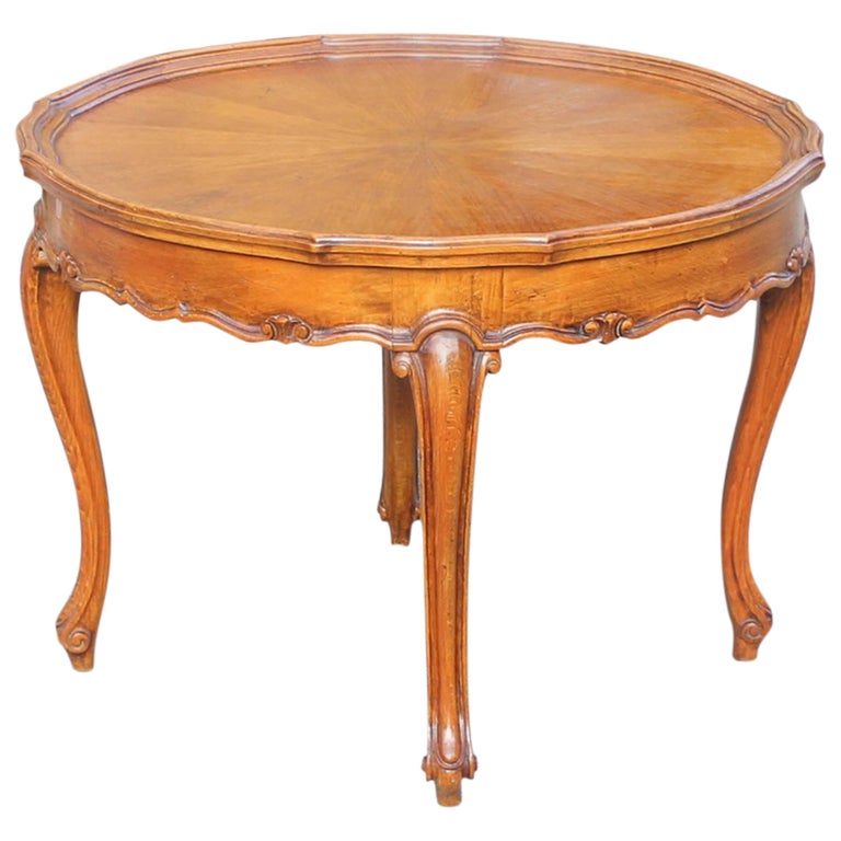 Monumental French Louis Xv Coffee Table Or Side Exotic Walnut Monumental French Louis Xv Coffee Table Or Side Exotic Walnut 1900 Century For