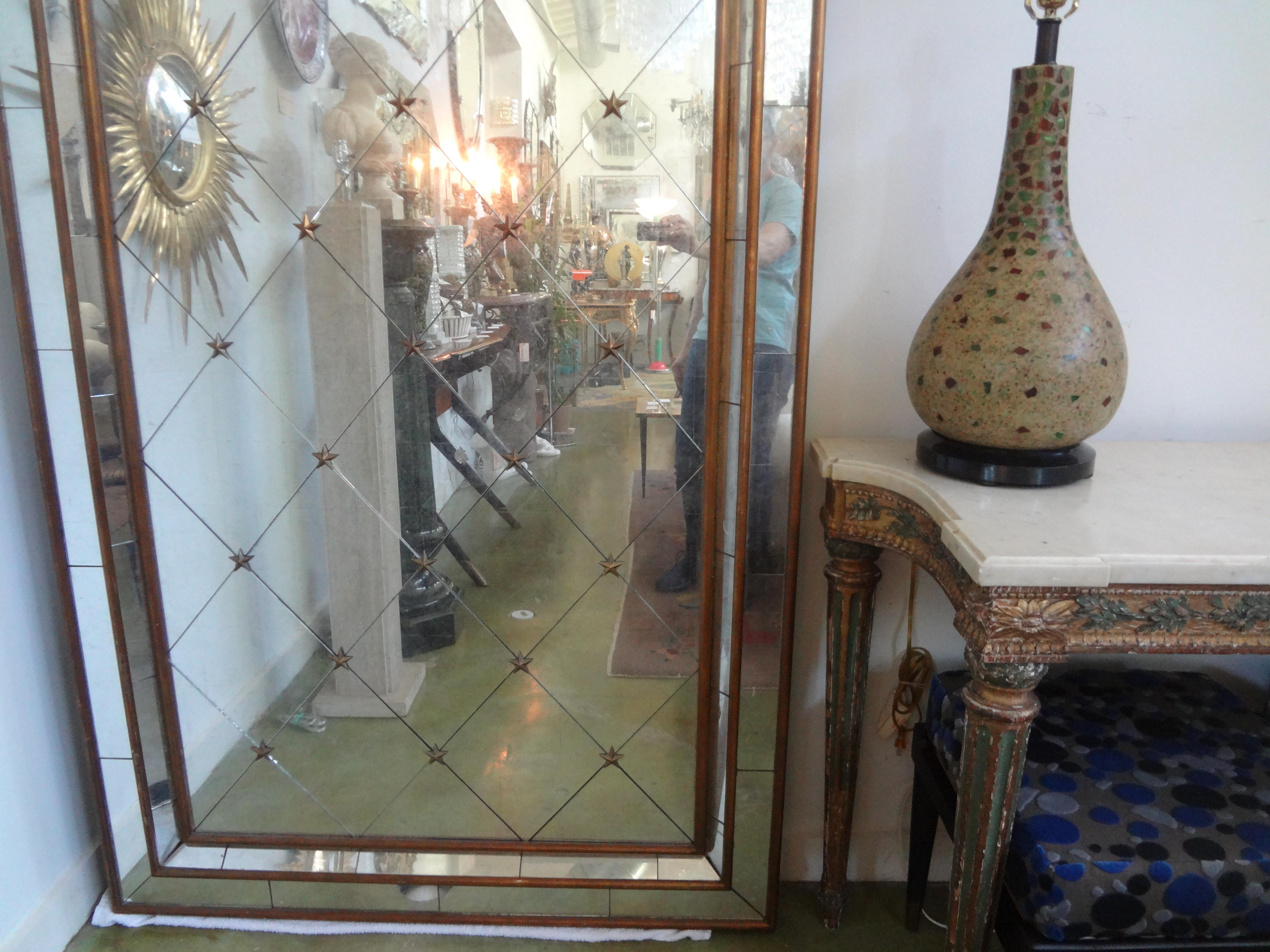 Monumental French Maison Jansen Style Mirror For Sale 5