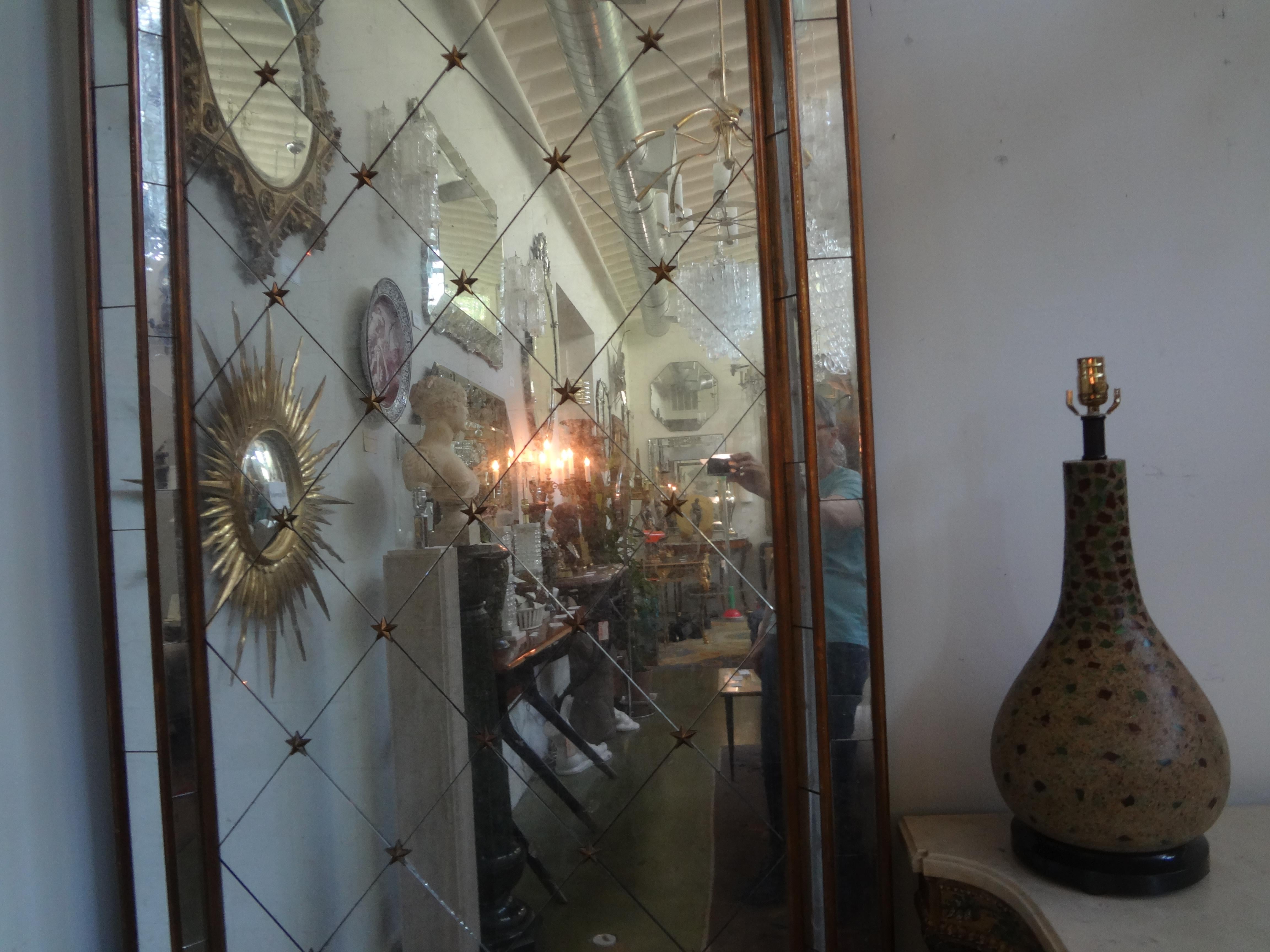 Monumental French Maison Jansen Style Mirror For Sale 6