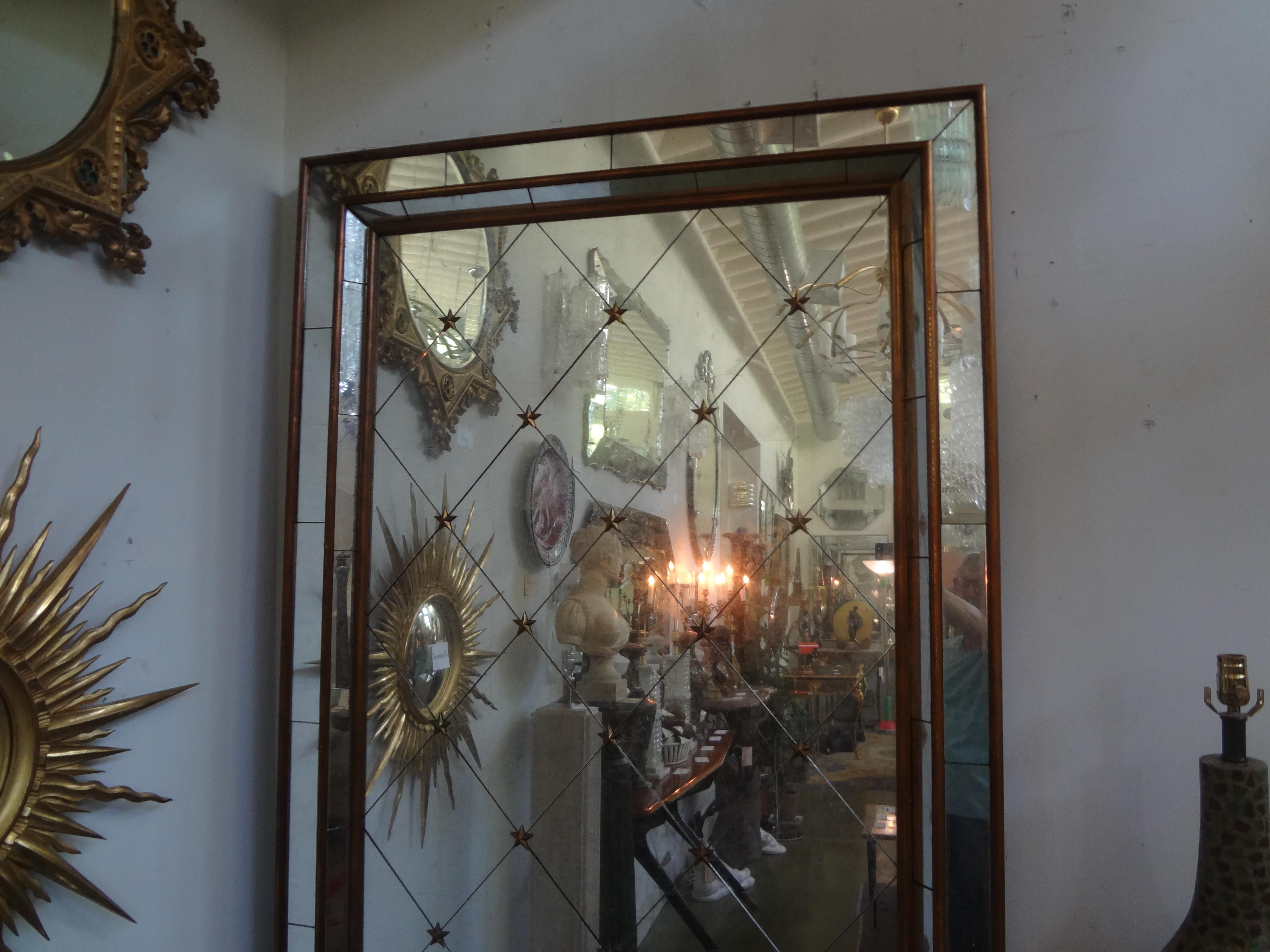 Monumental French Maison Jansen Style Mirror For Sale 7