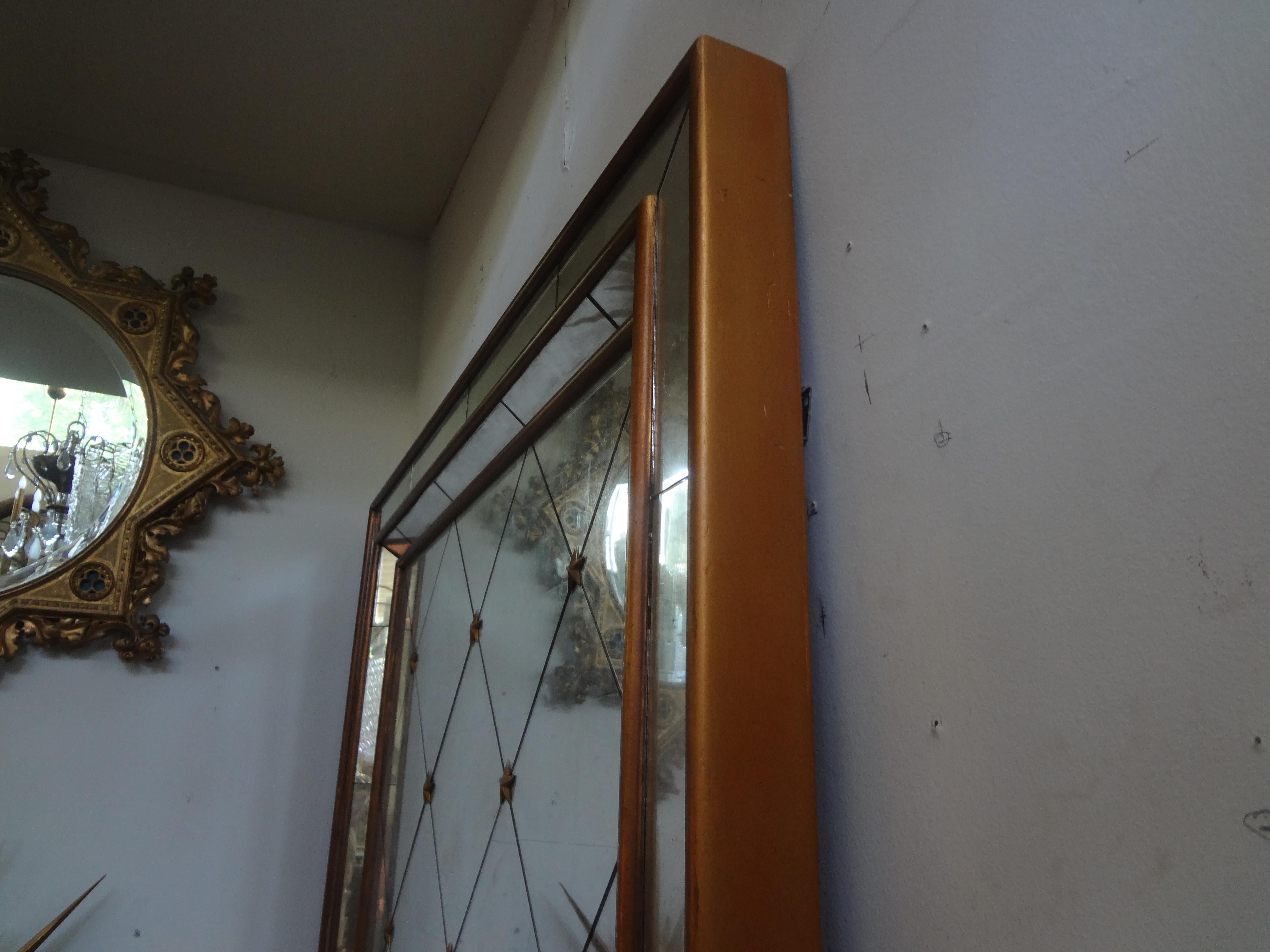 Monumental French Maison Jansen Style Mirror For Sale 9