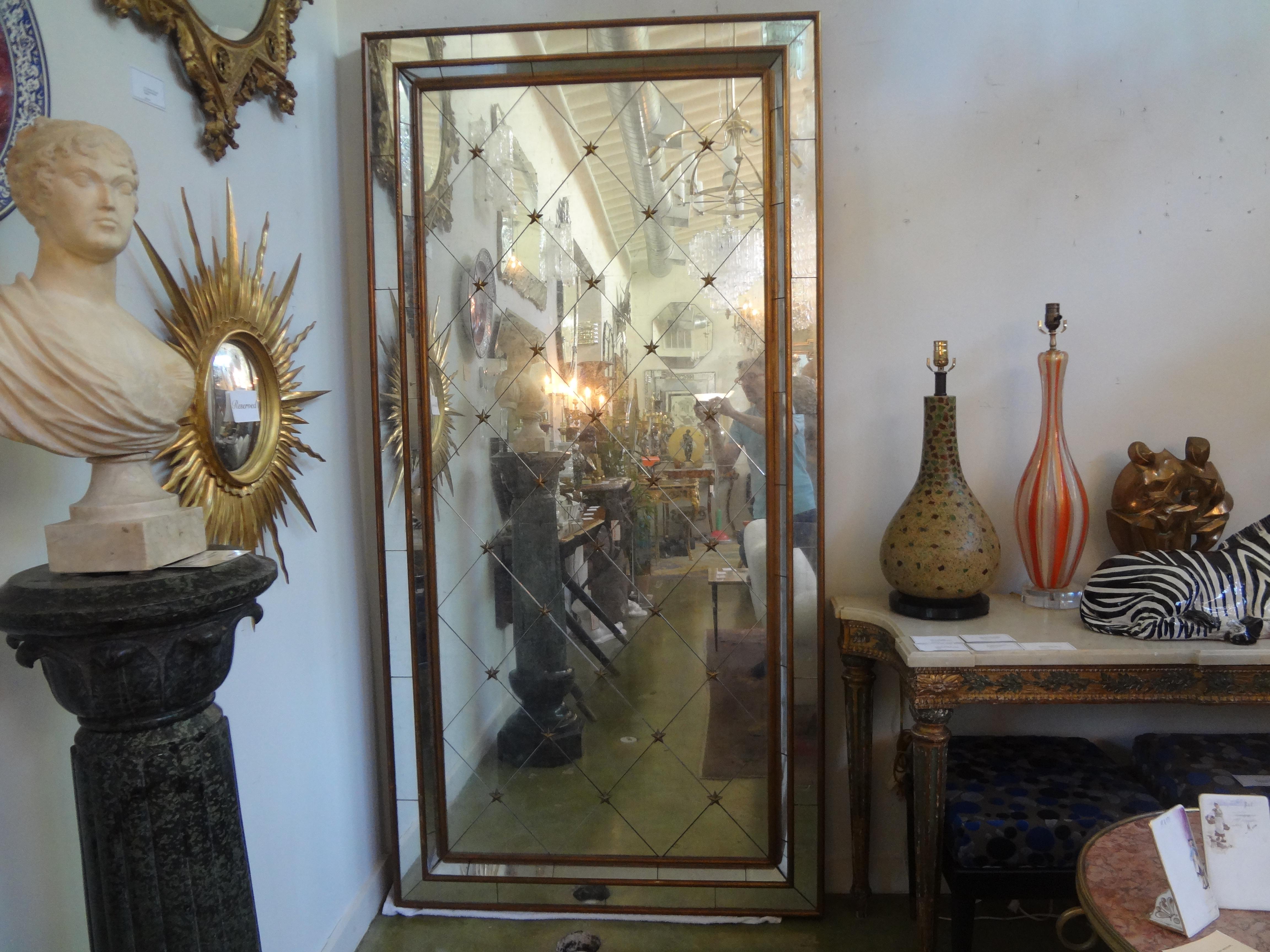 Monumental French Maison Jansen Style Mirror For Sale 10