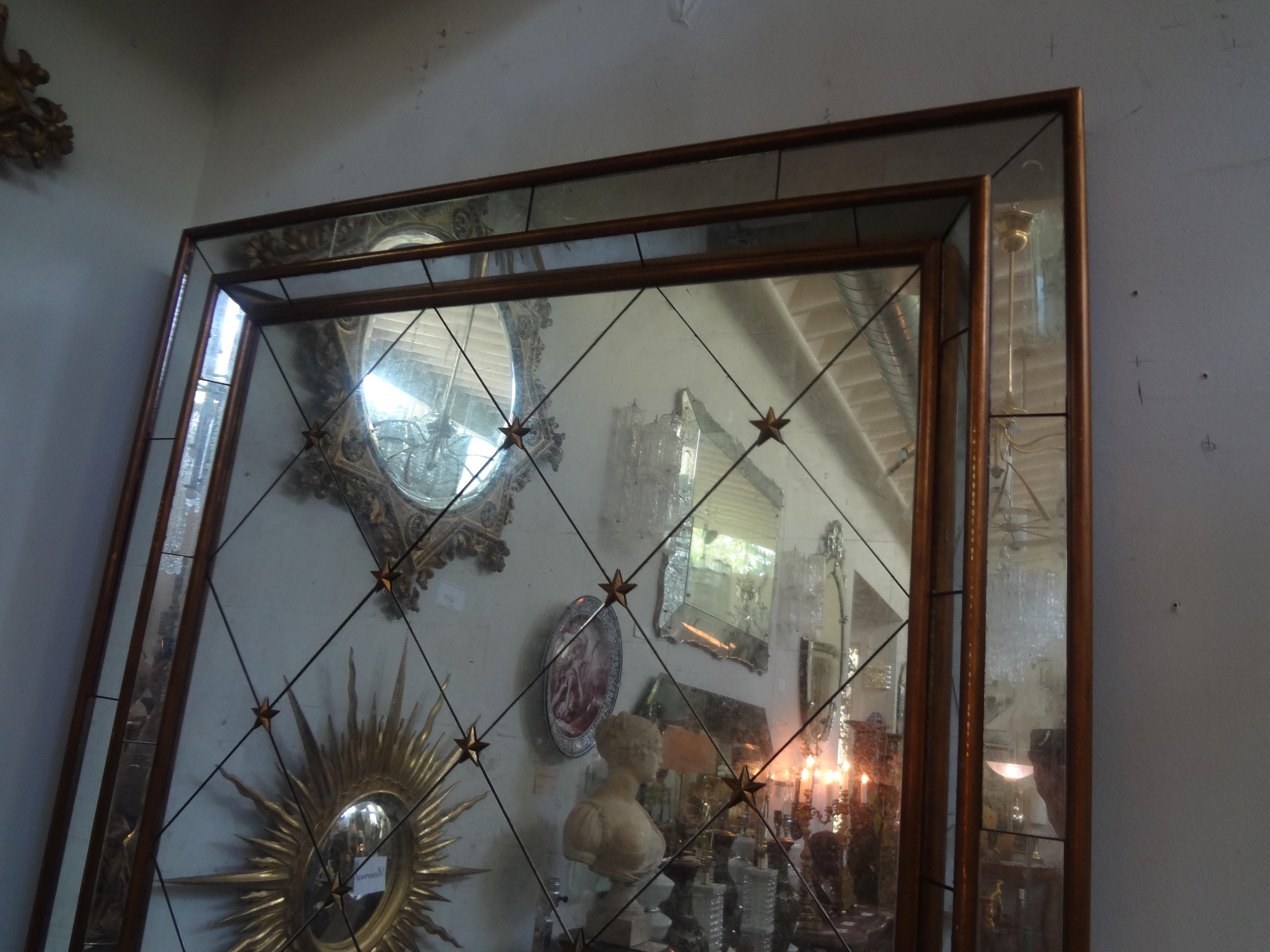 Monumental French Maison Jansen Style Mirror For Sale 12