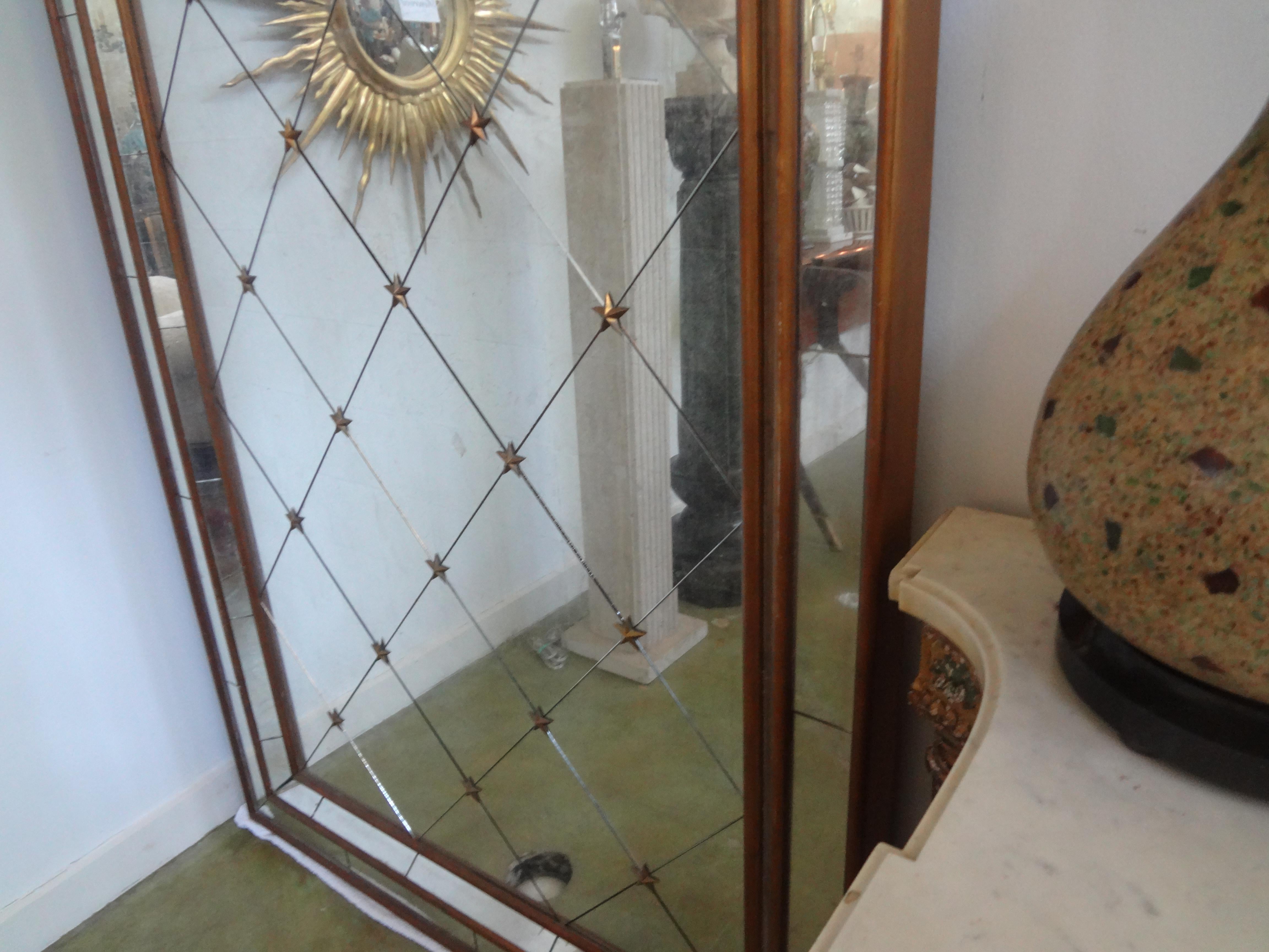 Monumental French Maison Jansen Style Mirror For Sale 1