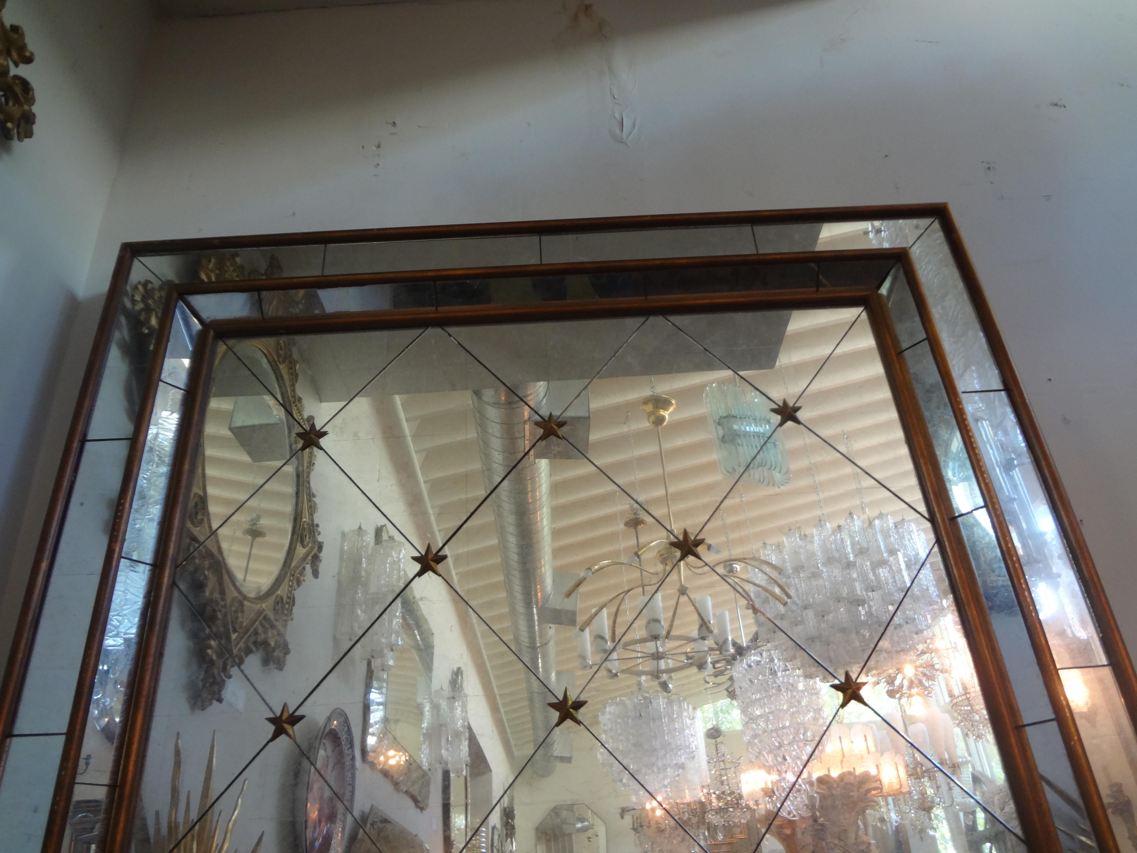Monumental French Maison Jansen Style Mirror For Sale 2