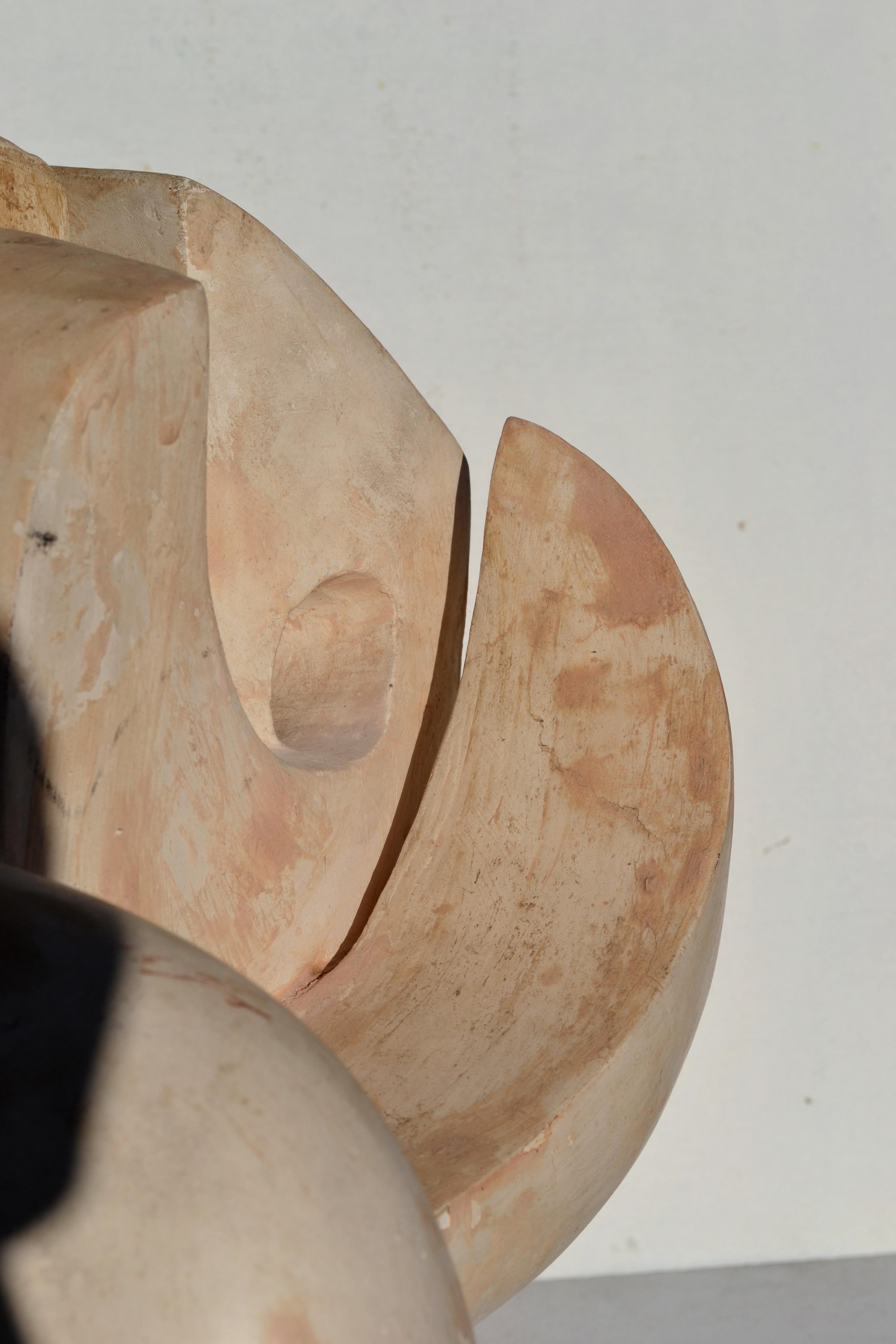 Plâtre Sculpture monumentale française en plâtre, années 1950 - Modernisme organique en vente