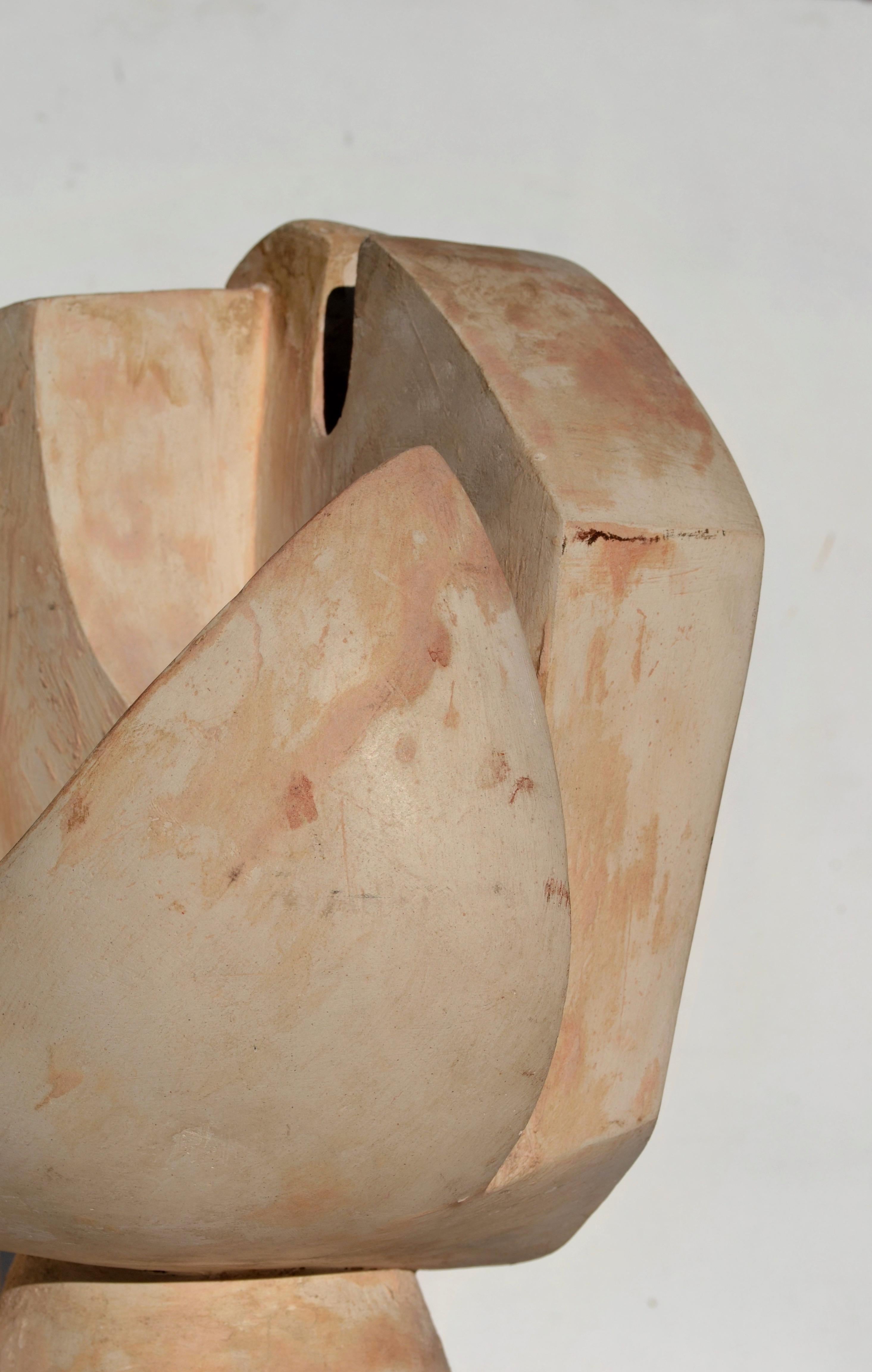 Sculpture monumentale française en plâtre, années 1950 - Modernisme organique en vente 2