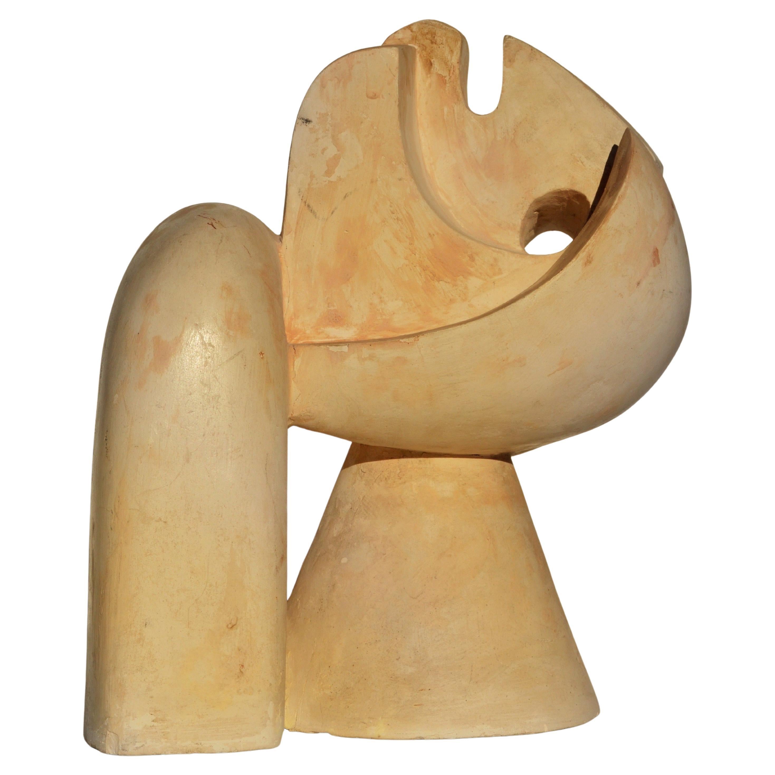 Monumental French Plaster Sculpture, 1950s — Organic Modernism