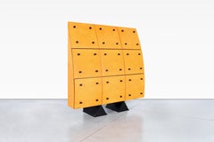 Architectural French Modern Storage Cabinet by Jean-Louis Godivie