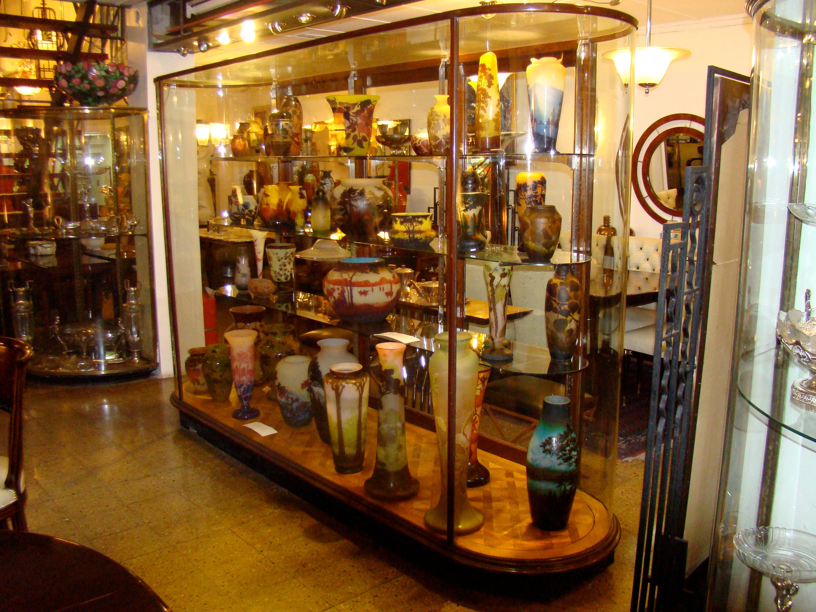 Fin du XIXe siècle Vase monumental français, Signe : Gallé, Style : Jugendstil, Art Nouveau, Liberty en vente