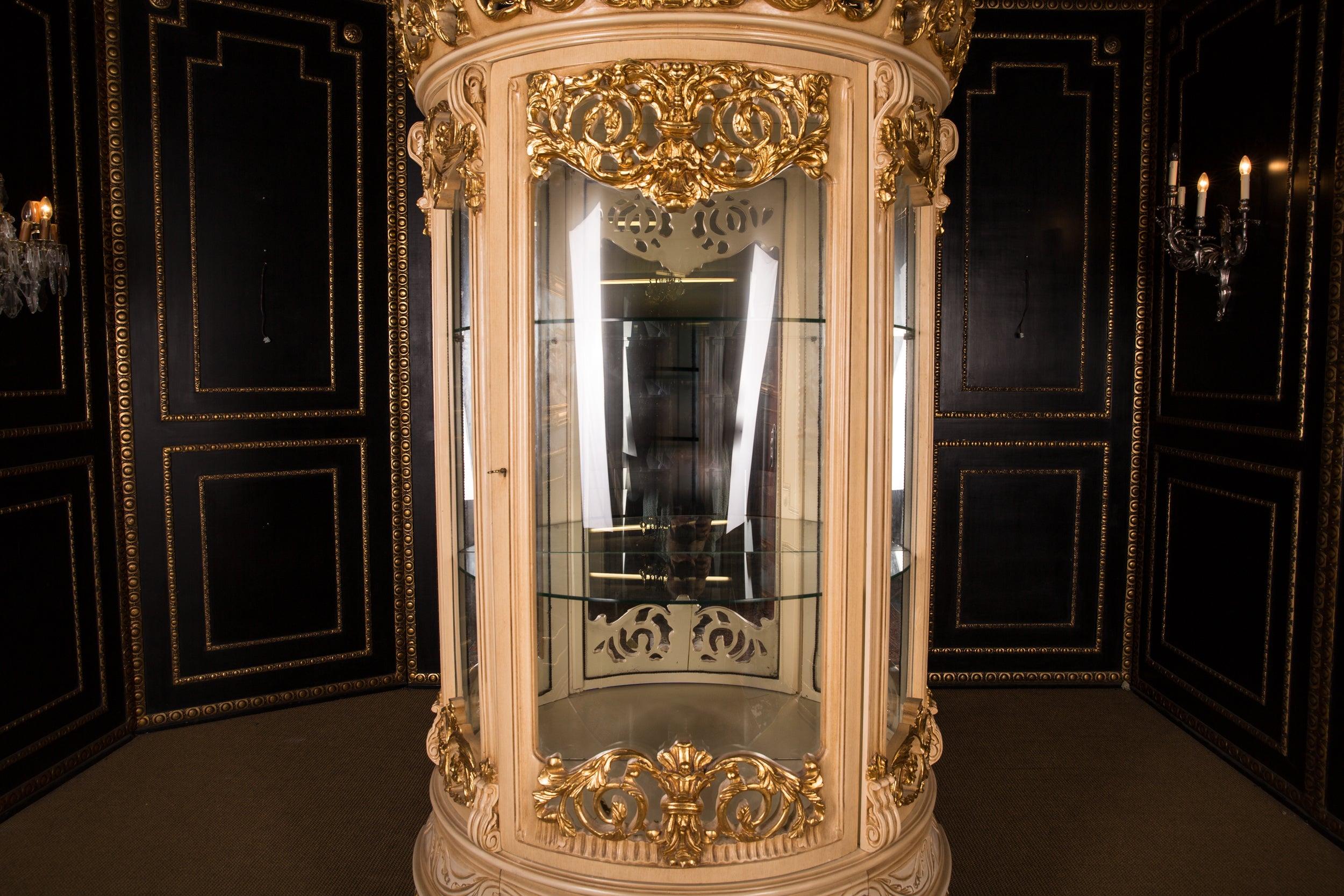 Louis XV Monumental French Vitrine in the Style of the 18th Century