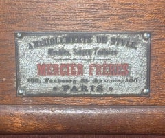 Monumental French Walnut Cabinet by Mercier Frères with Wedgwood Plaques, c.1880
