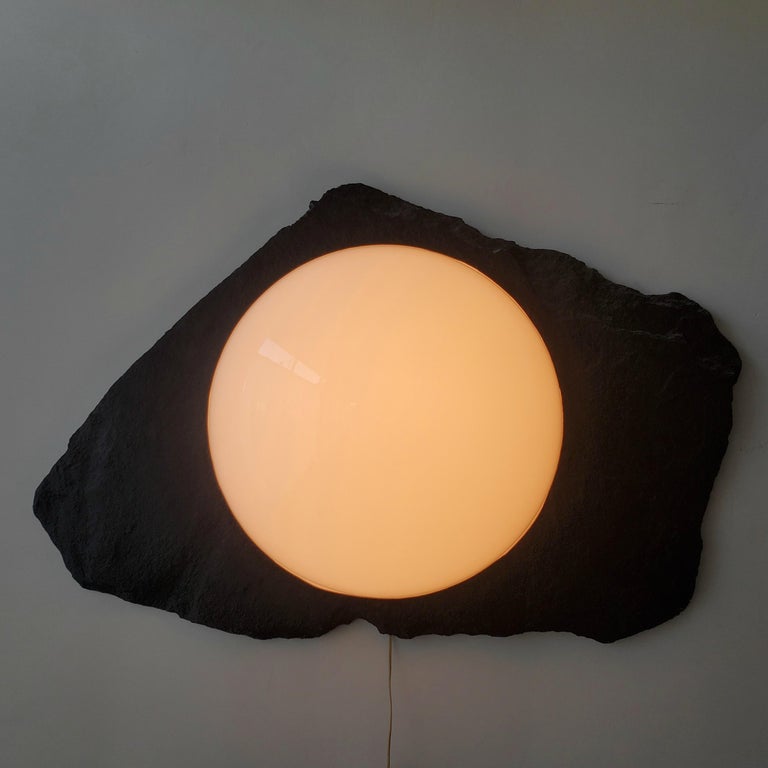 Monumental Full Moon WallMounted Light For Sale at 1stDibs