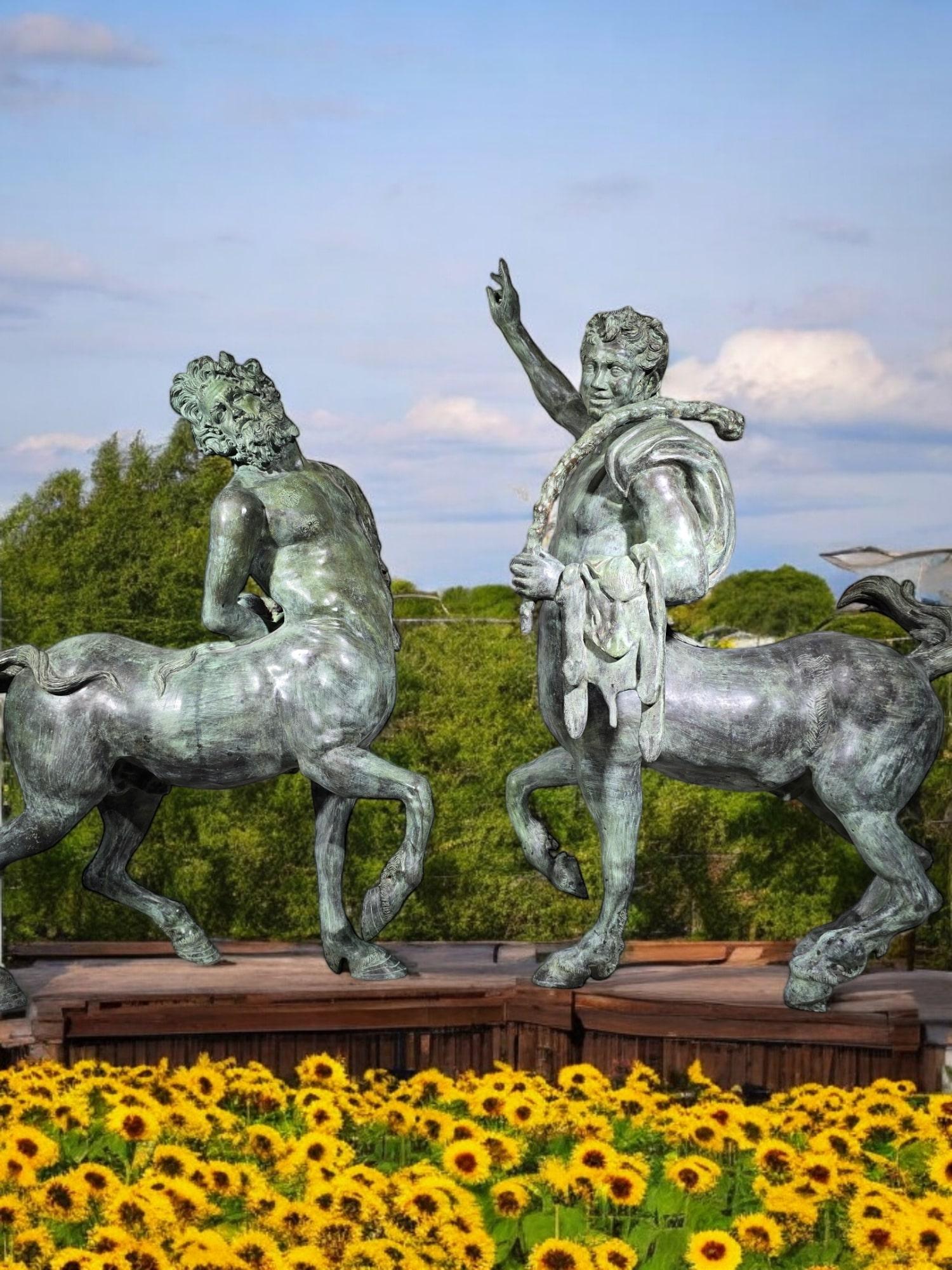 Monumentale Furietti Centauri in bronzo 160 cm in vendita 5
