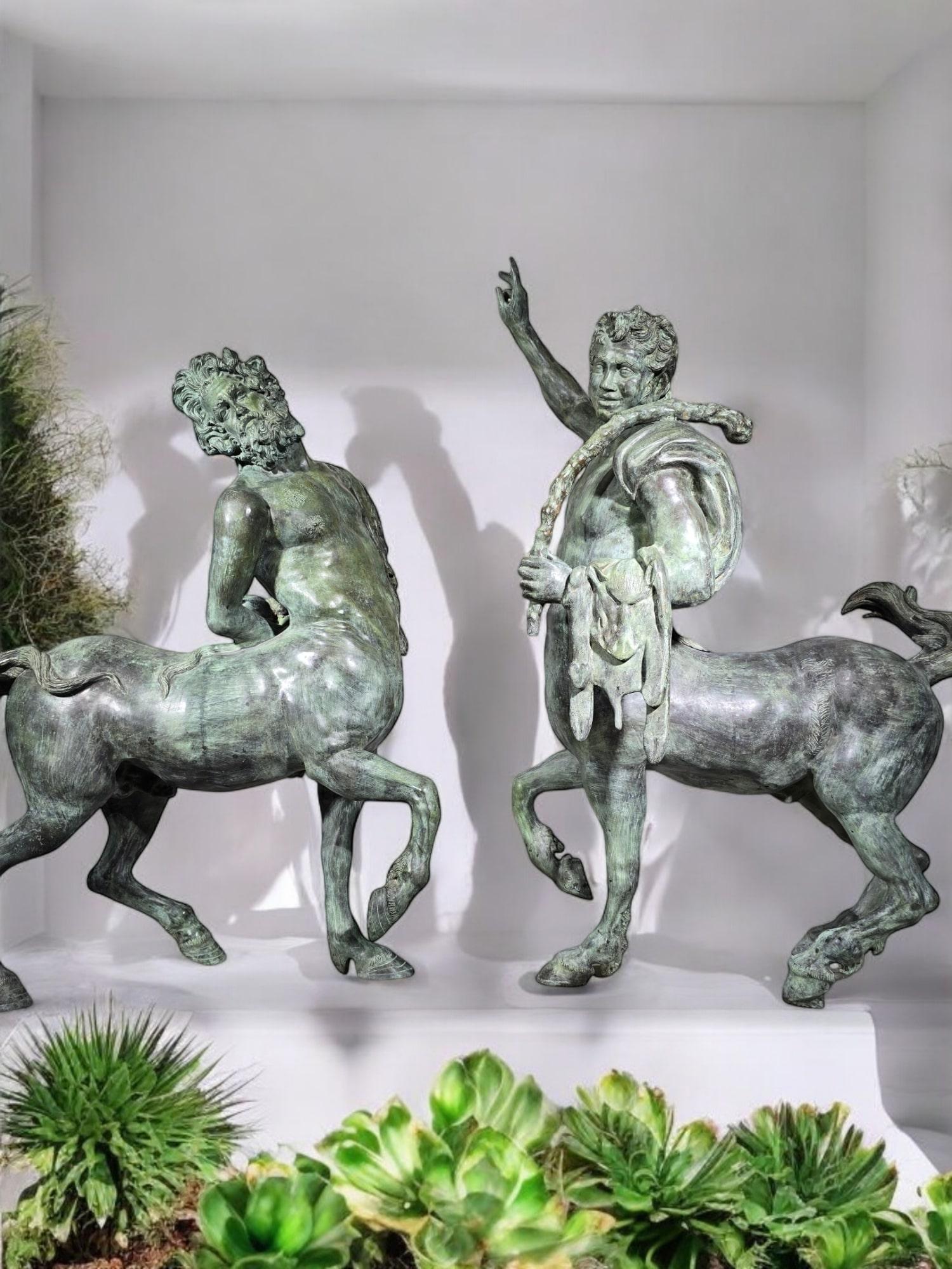 Monumentale Furietti Centauri in bronzo 160 cm in vendita 6