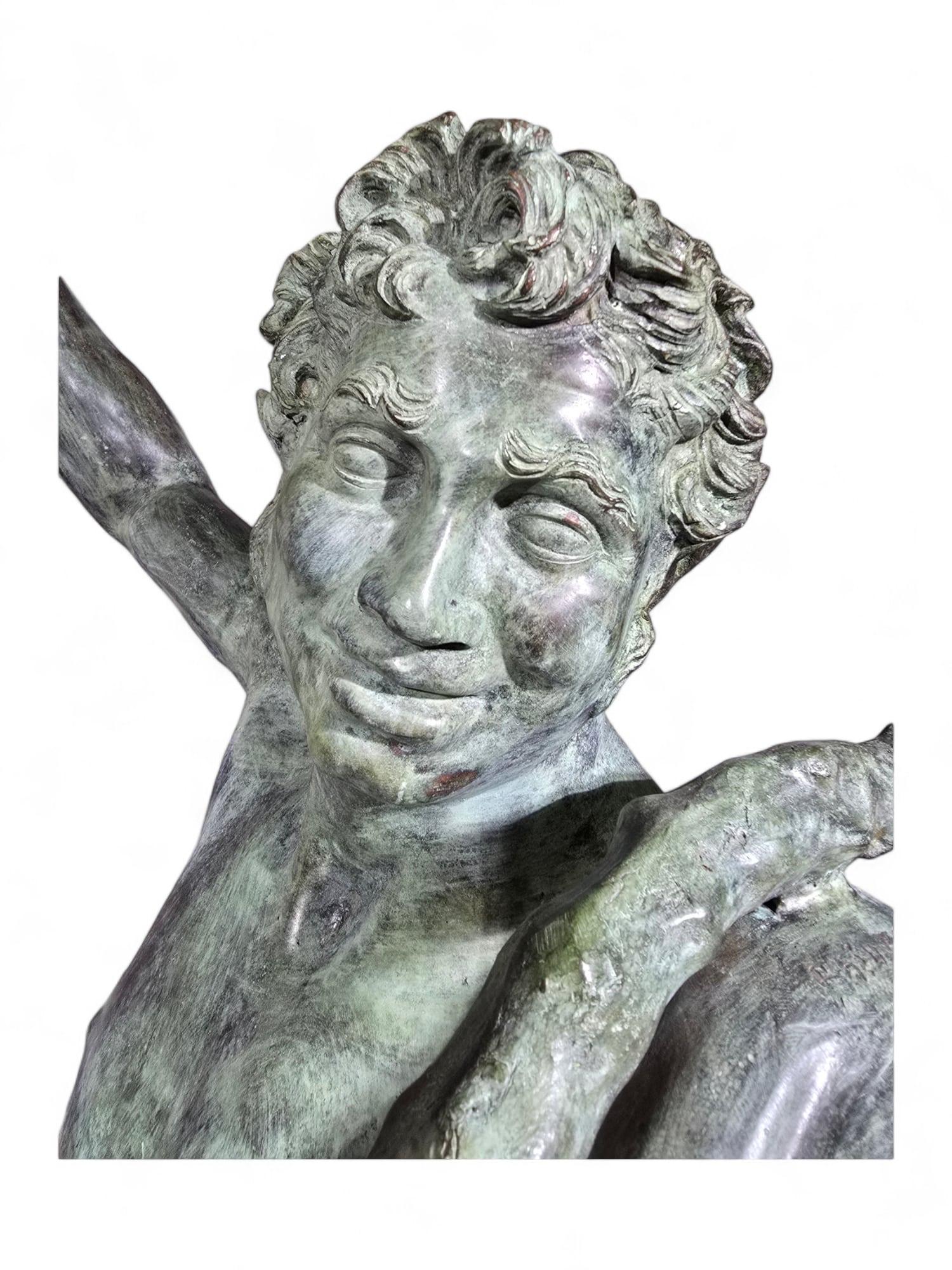 Monumentale Furietti Centauri in bronzo 160 cm in vendita 1