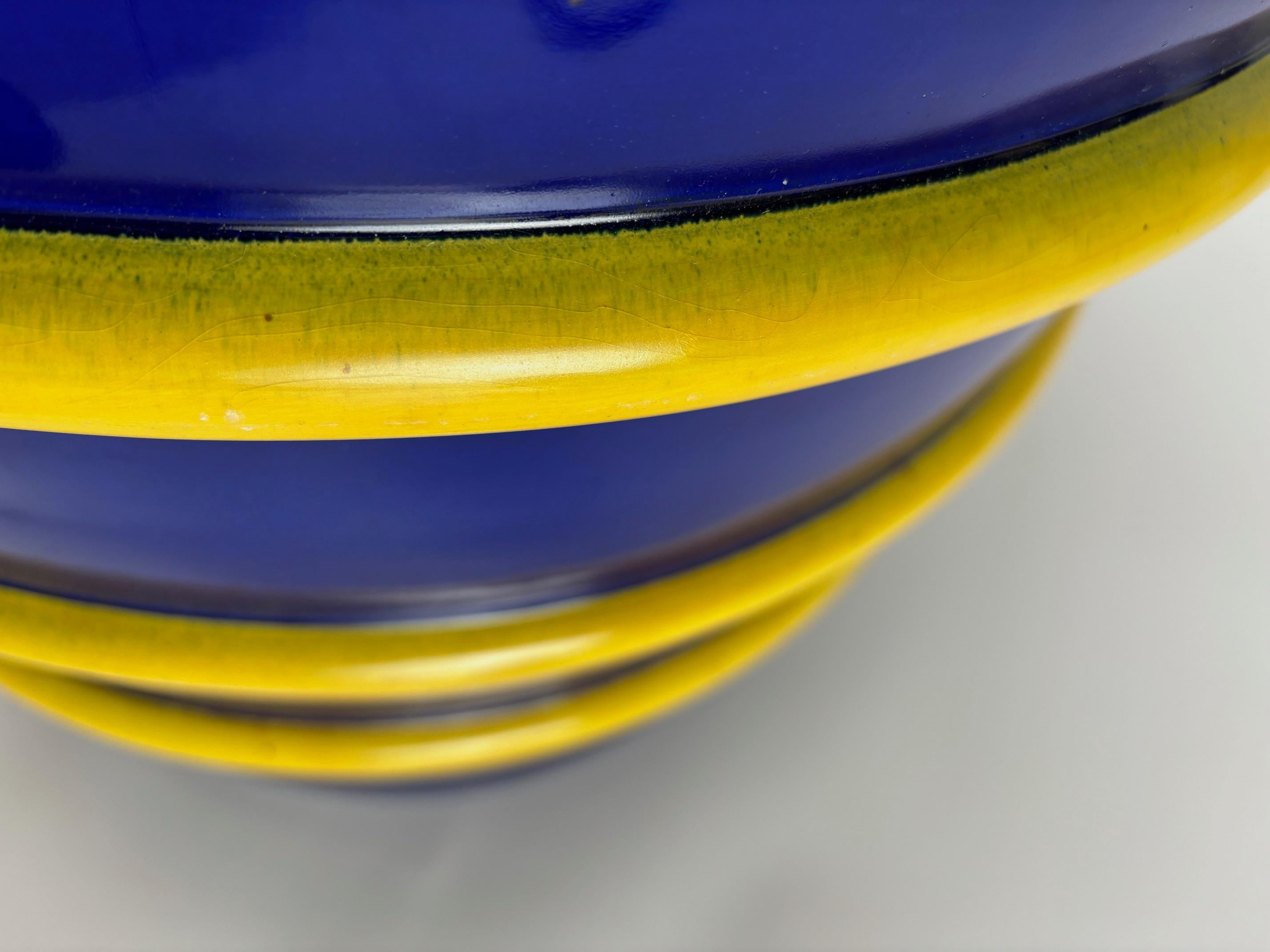 Monumentale futuristische Vase von Galvani, Italien, 1930er Jahre im Angebot 5