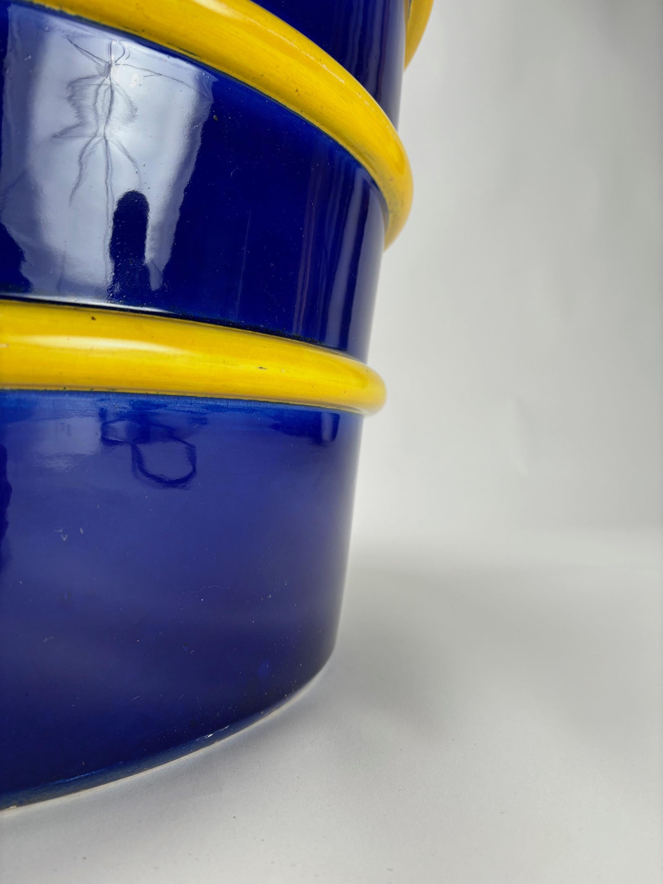 Monumentale futuristische Vase von Galvani, Italien, 1930er Jahre im Angebot 3