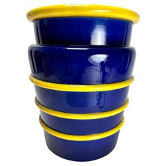 Monumental Futurist Vase by Galvani, Italy, 1930s