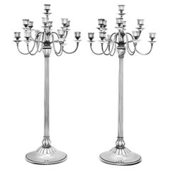 Monumental Georg Jensen Art Deco Candleabra