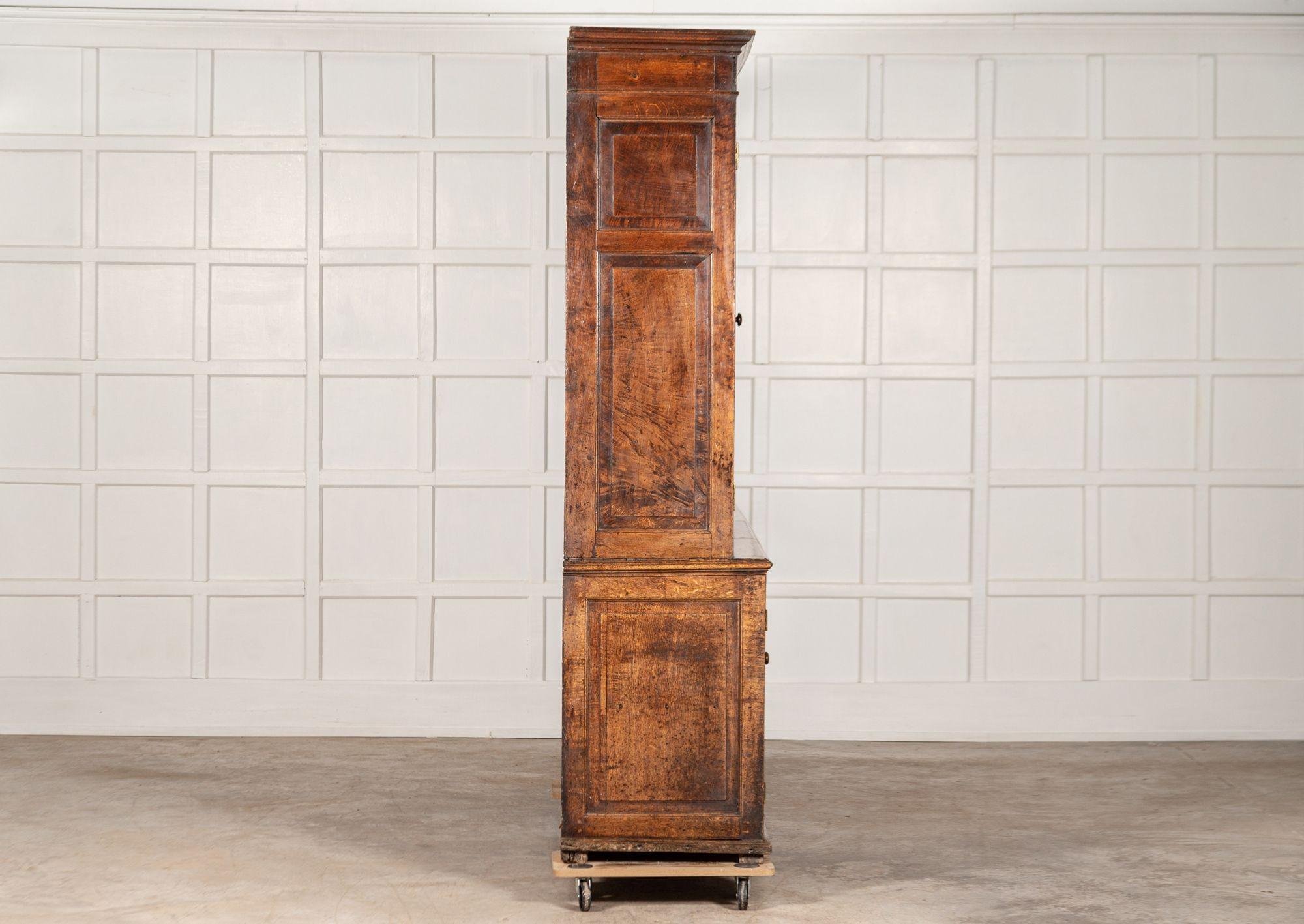 Monumental George III Oak Housekeeper's Cupboard For Sale 6