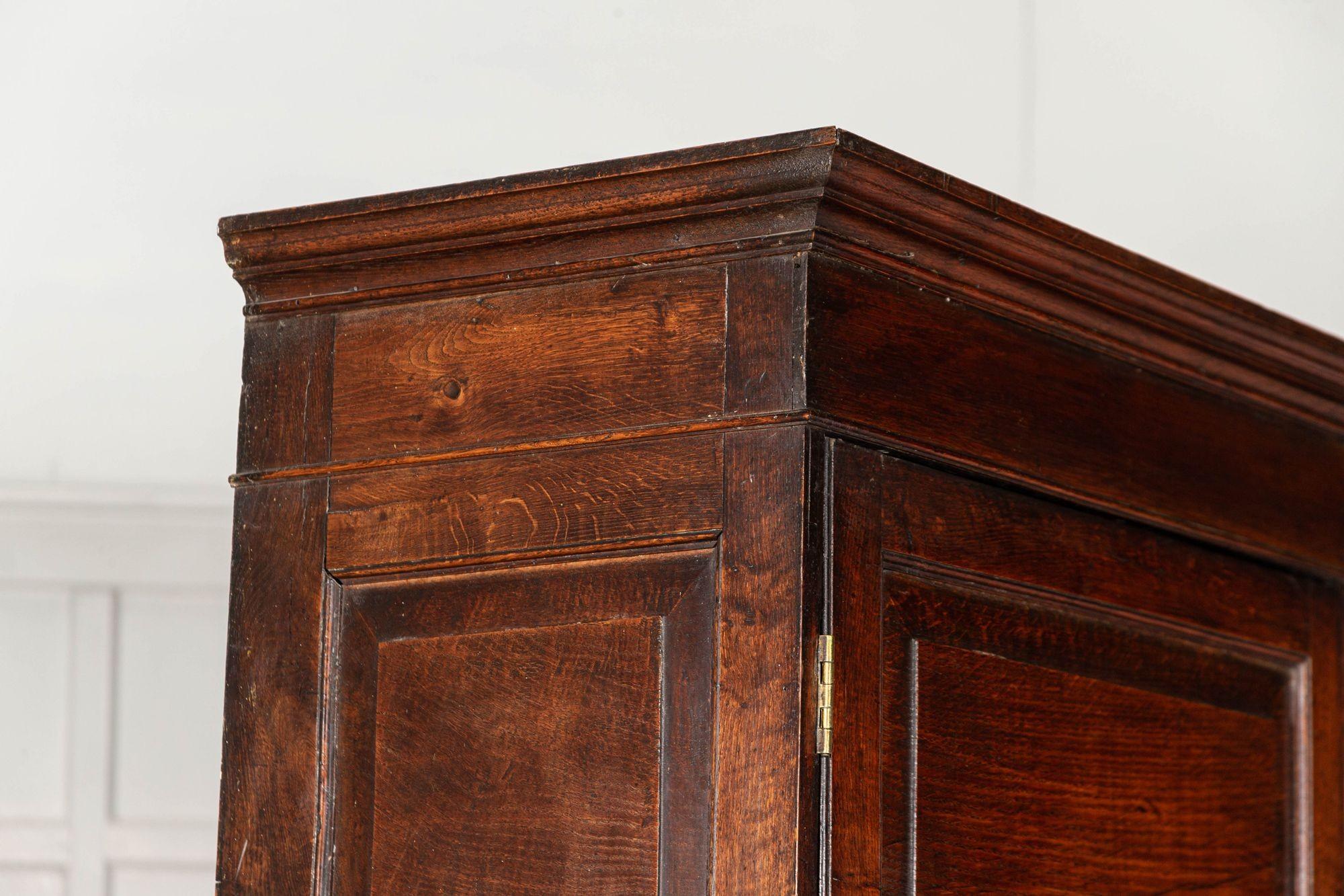 Monumental George III Oak Housekeeper's Cupboard For Sale 5