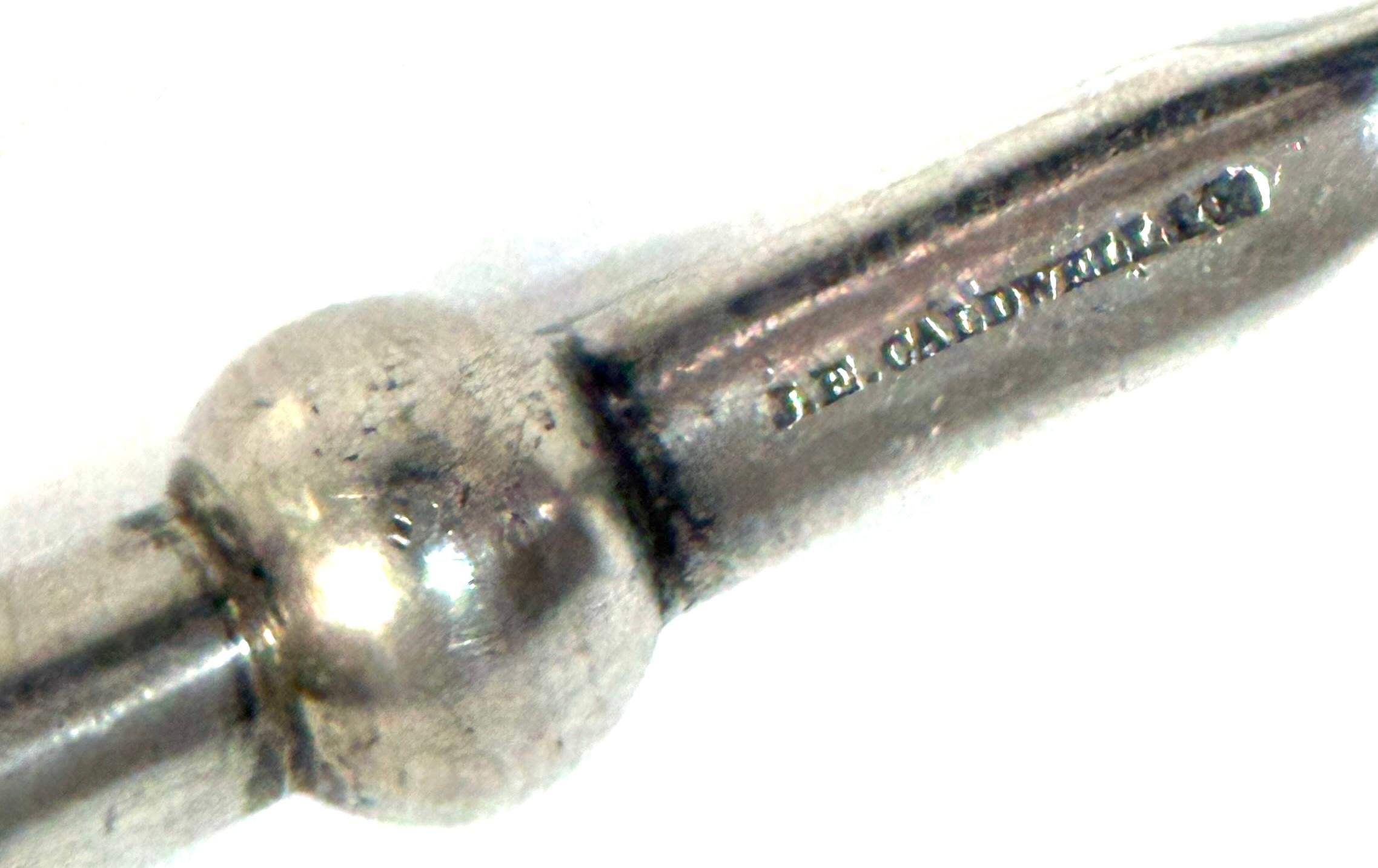 Monumental George Sharp for J.E. Caldwell & Co. Classical Coin Silver Ladle For Sale 5