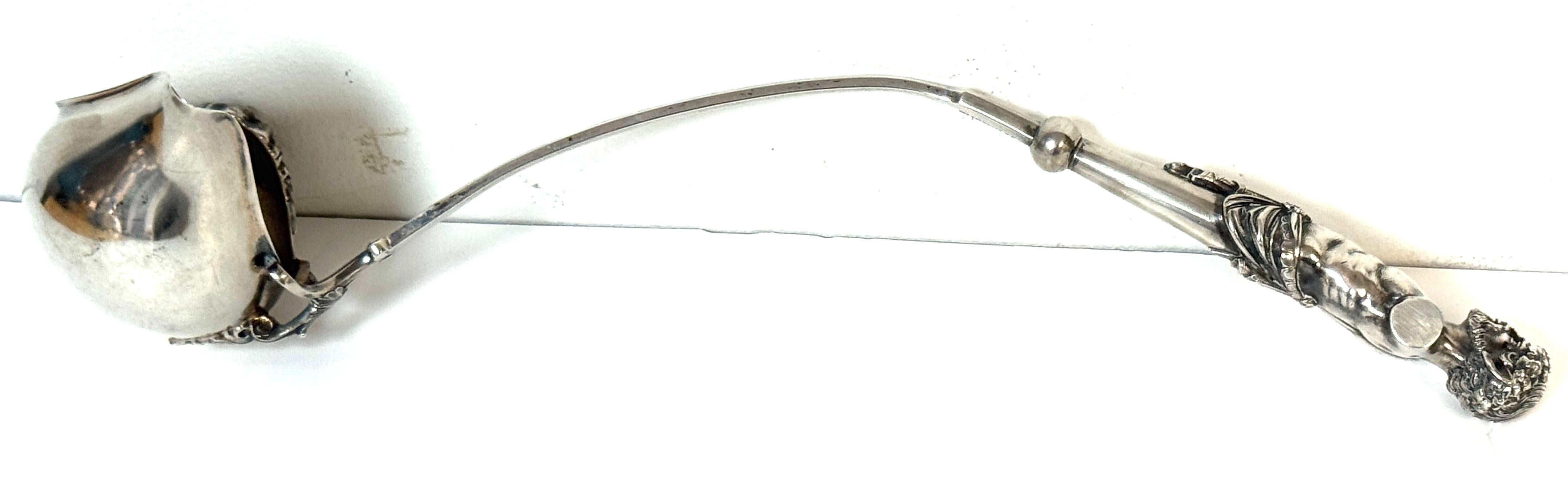 Monumental George Sharp for J.E. Caldwell & Co. Classical Coin Silver Ladle For Sale 11