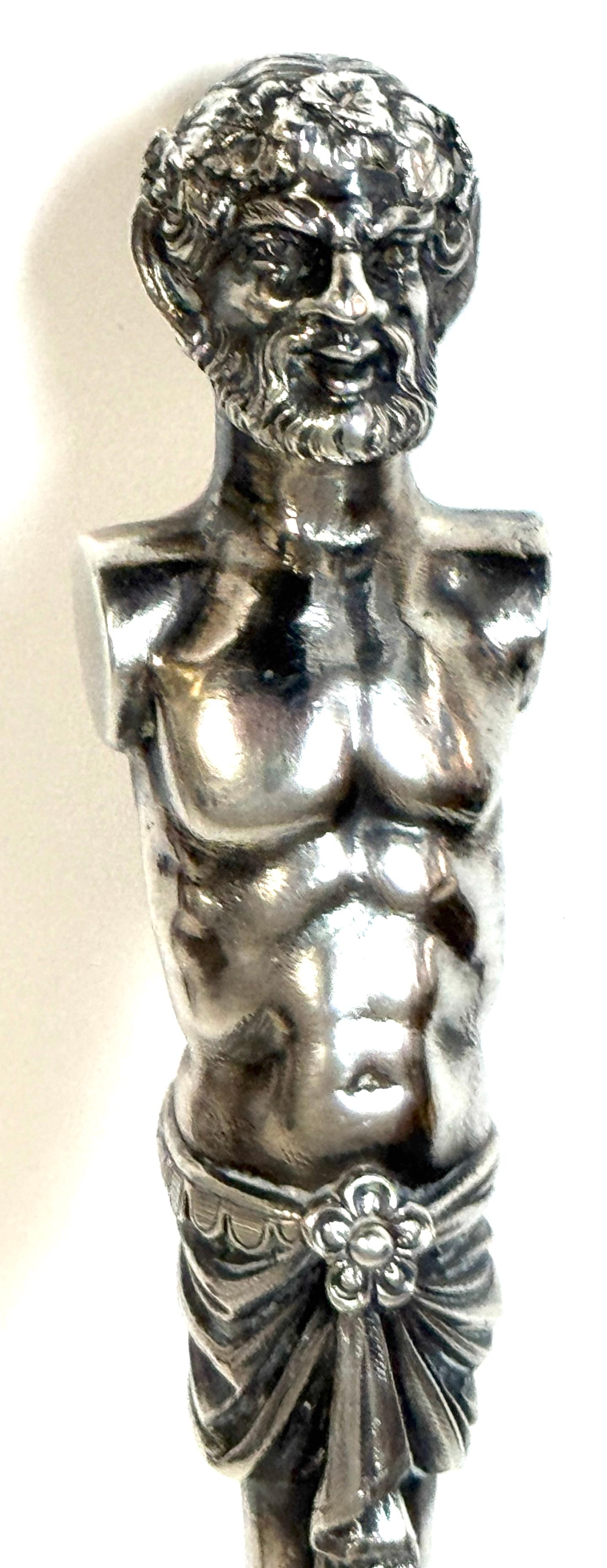 Monumental George Sharp for J.E. Caldwell & Co. Classical Coin Silver Ladle For Sale 12