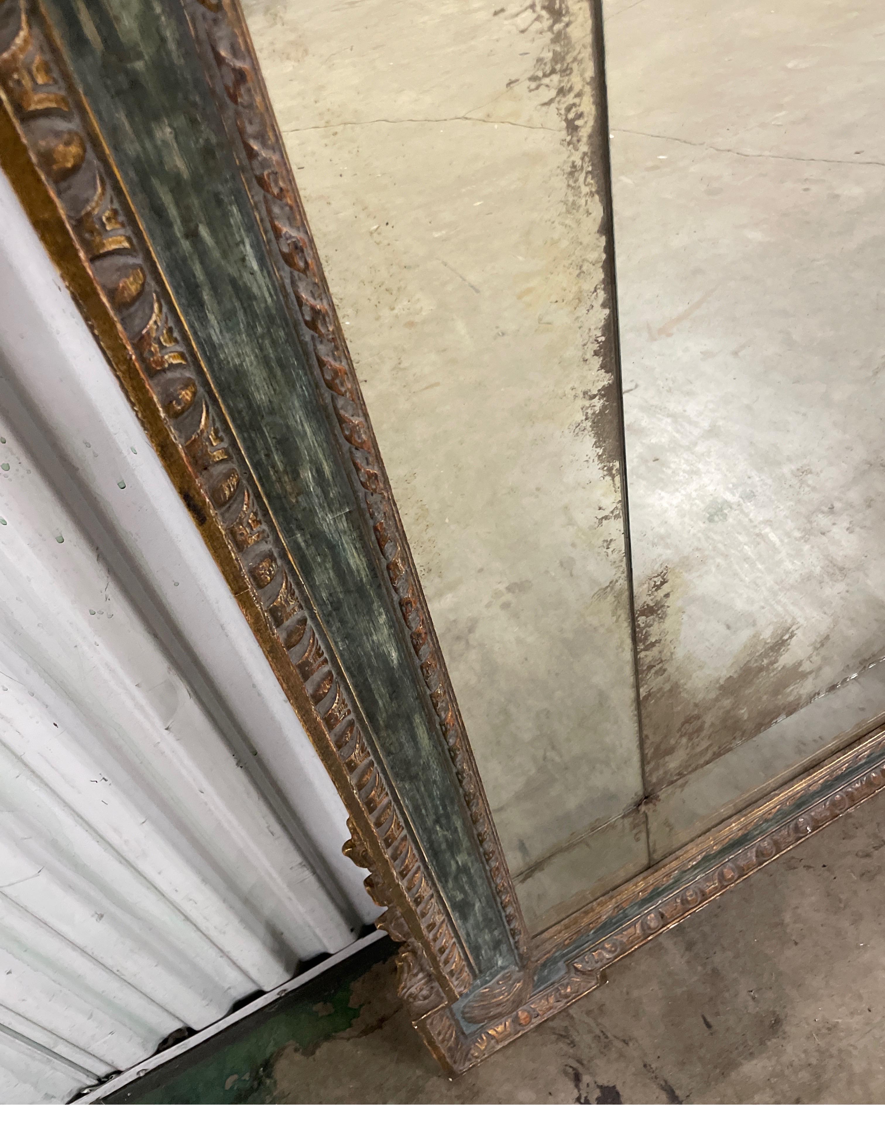 Monumental Georgian Broken Pediment Mirror by Dennis & Leen For Sale 6