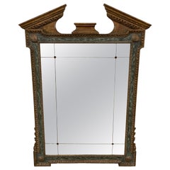 Monumental Georgian Broken Pediment Mirror by Dennis & Leen