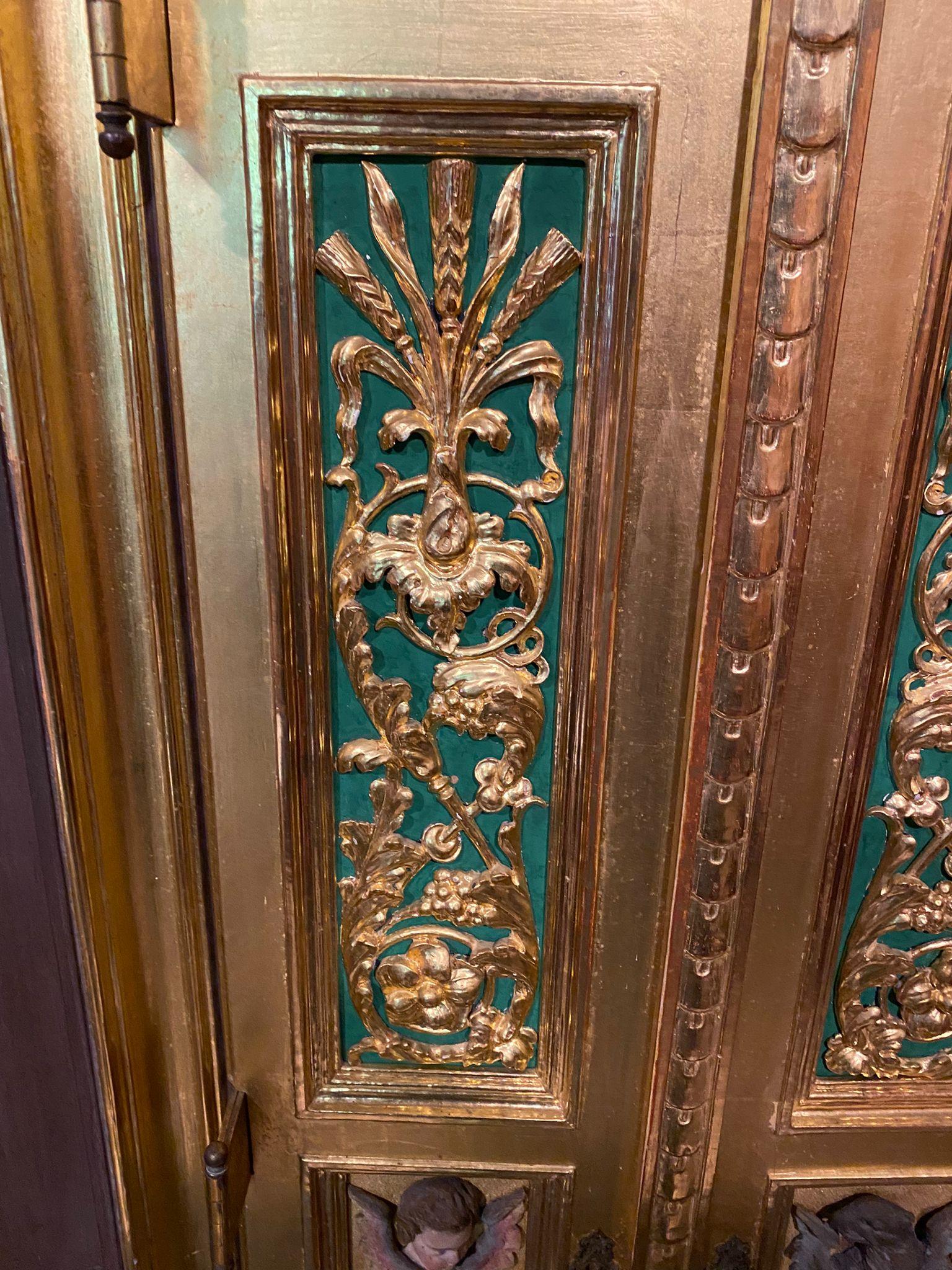 Hand-Crafted Monumental German Eclesiastical Cabinet of the 18th Century For Sale