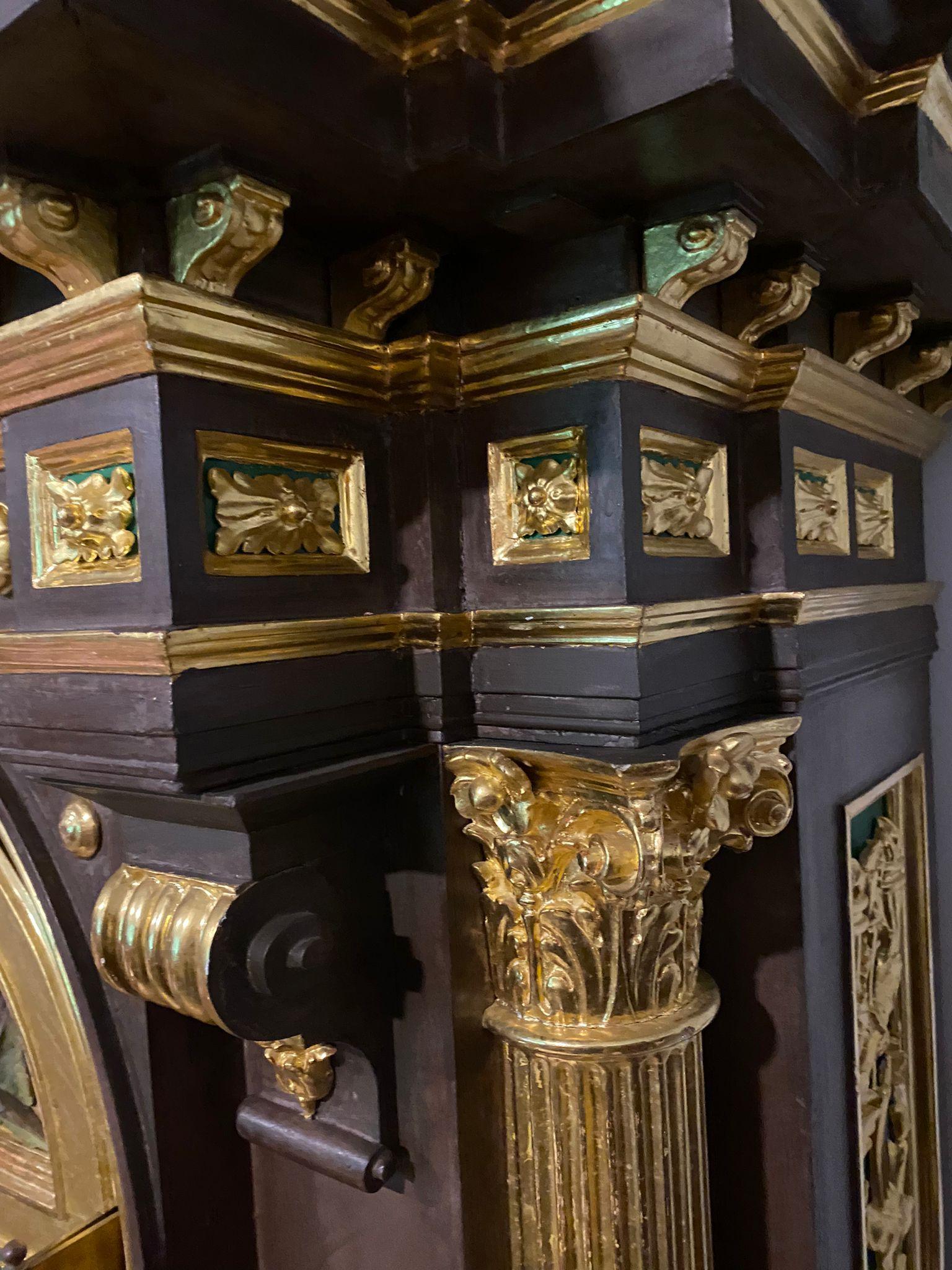 Monumental German Eclesiastical Cabinet of the 18th Century For Sale 1