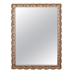 Miroir italien monumental à festons dorés