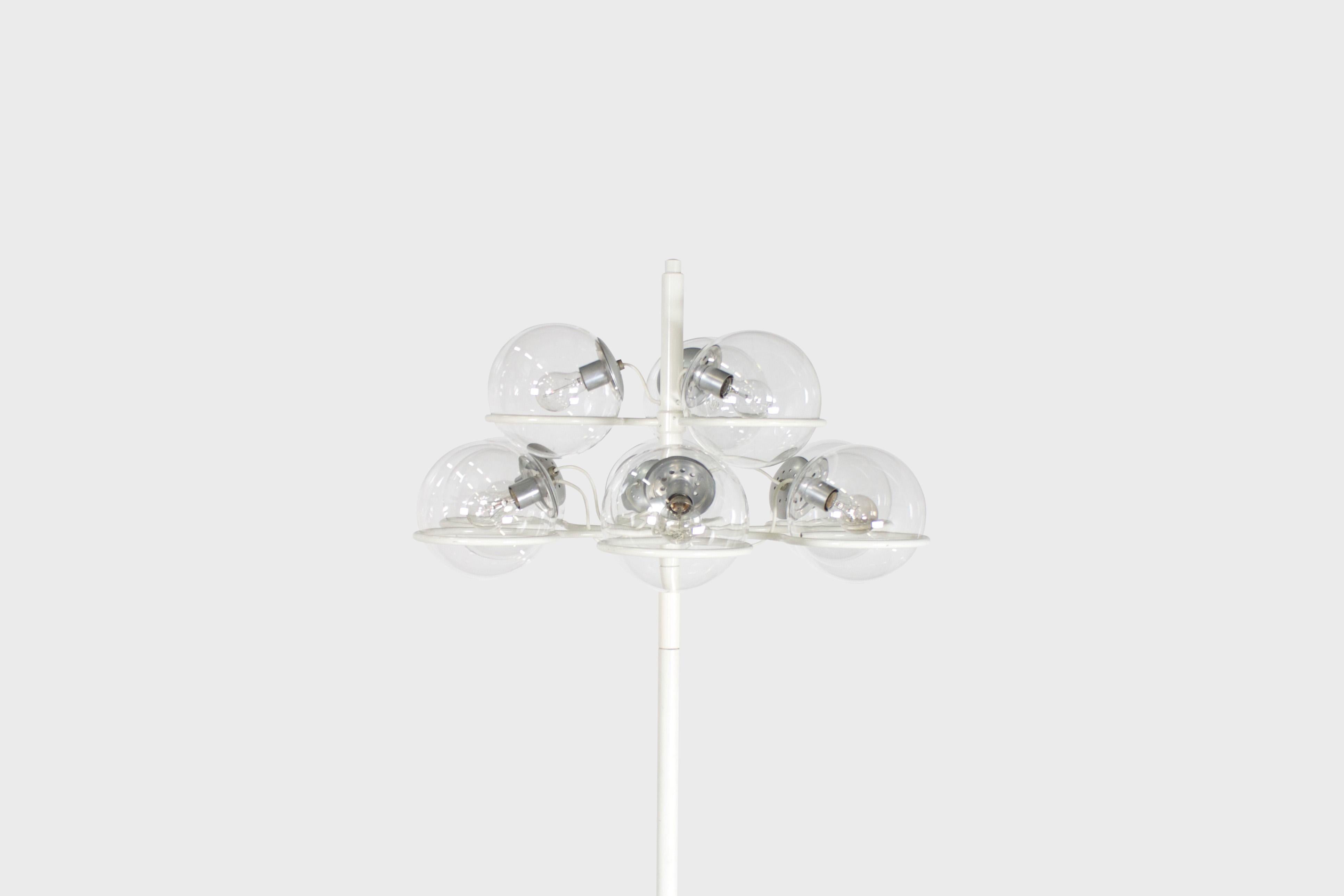 Mid-Century Modern Monumental Gino Sarfatti Floor Lamp Model 1094 for Arteluce, Italy, 1966 For Sale