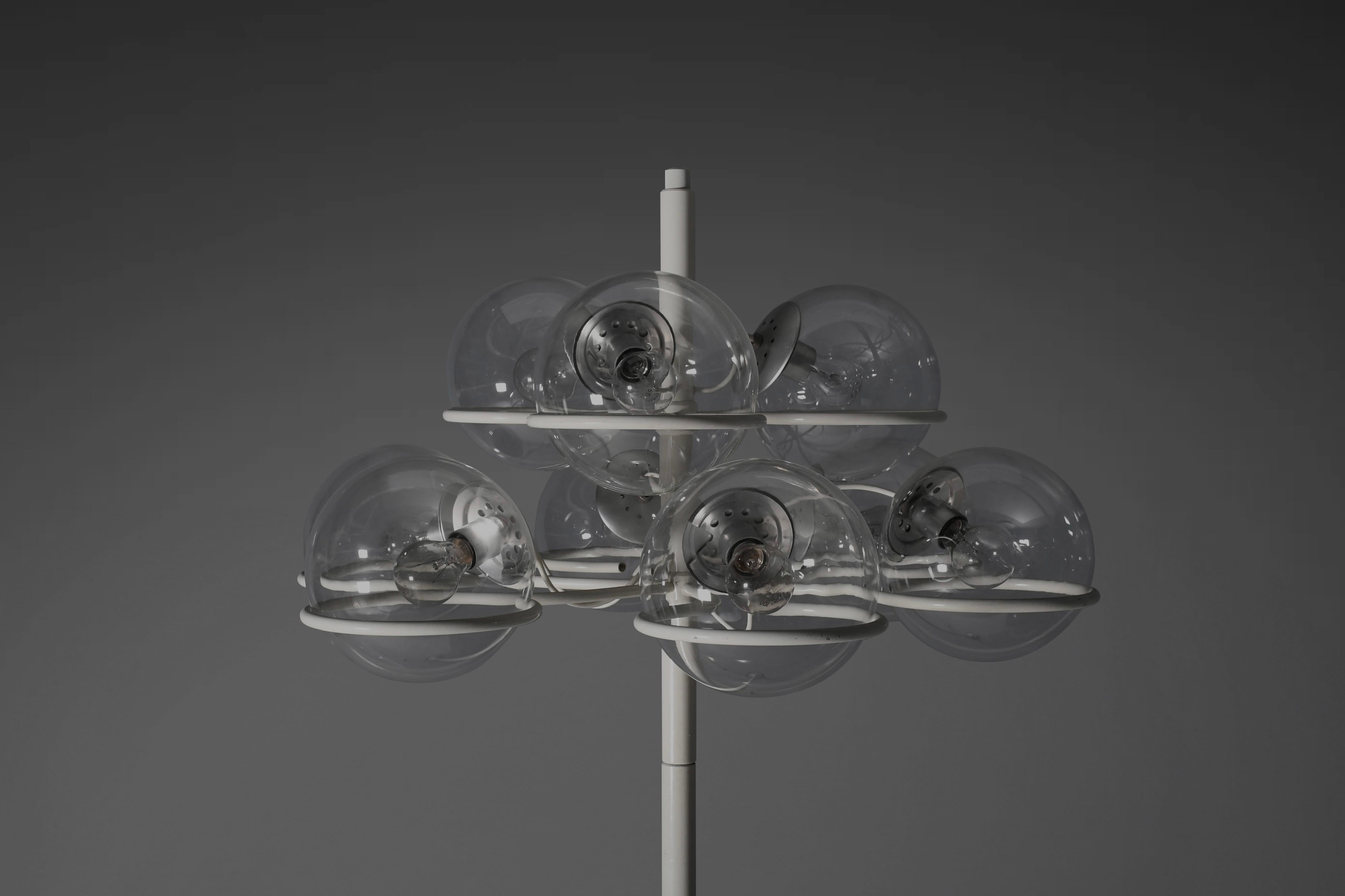 Mid-Century Modern Monumental Gino Sarfatti Floor Lamp Model 1094 for Arteluce, Italy, 1966 For Sale