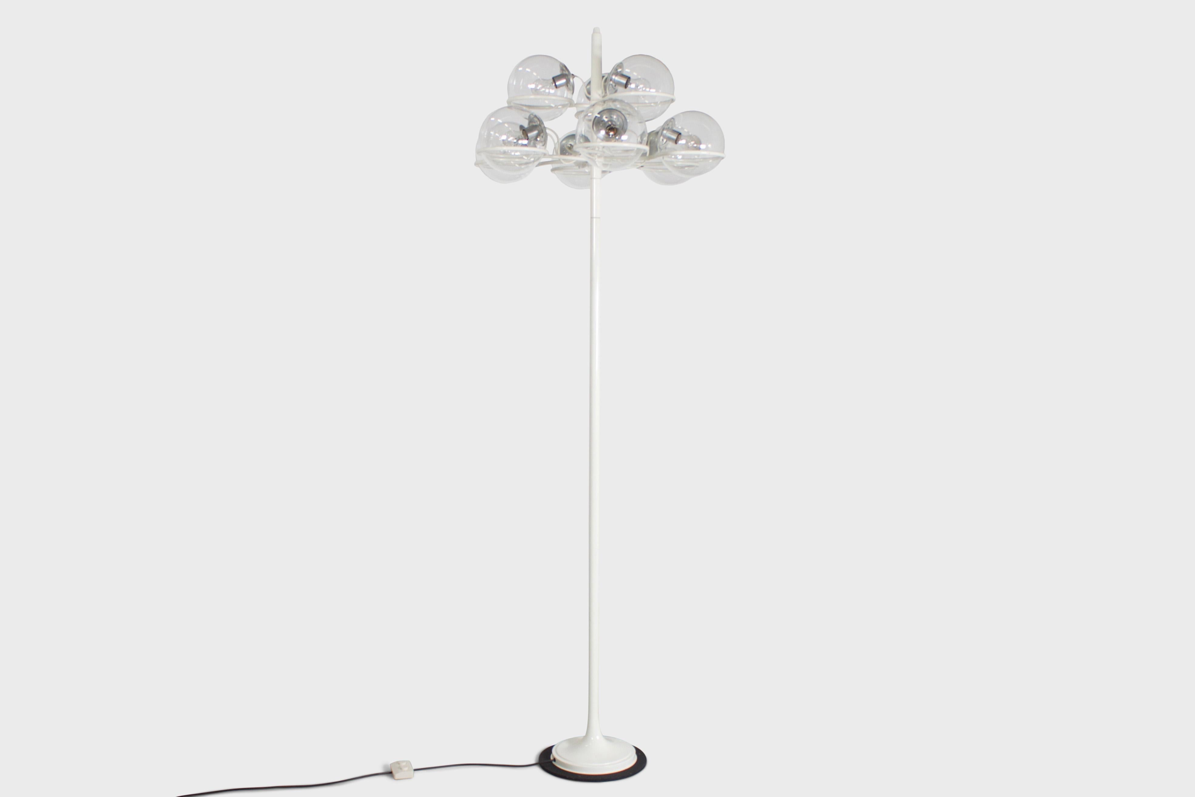 Monumental Gino Sarfatti Floor Lamp Model 1094 for Arteluce, Italy, 1966 In Good Condition For Sale In Echt, NL