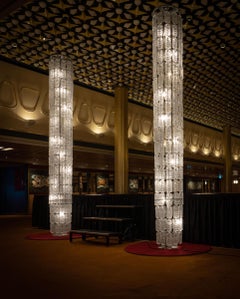 Monumental Glass Pendant Floor Lamps XXL