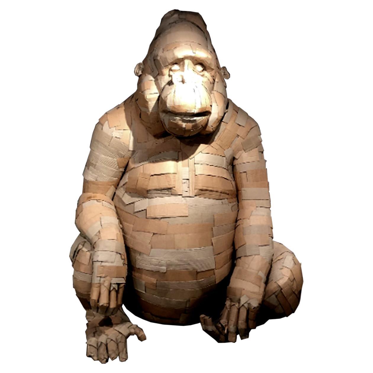 Sculpture monumentale de Gorilla en vente