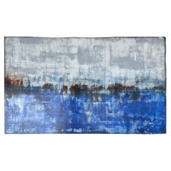 Monumental Pintura Gráfica Abstracta sobre Lienzo,  Firmado
