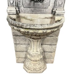 Monumental Greek-Style Fountain in Reconstituted Stone